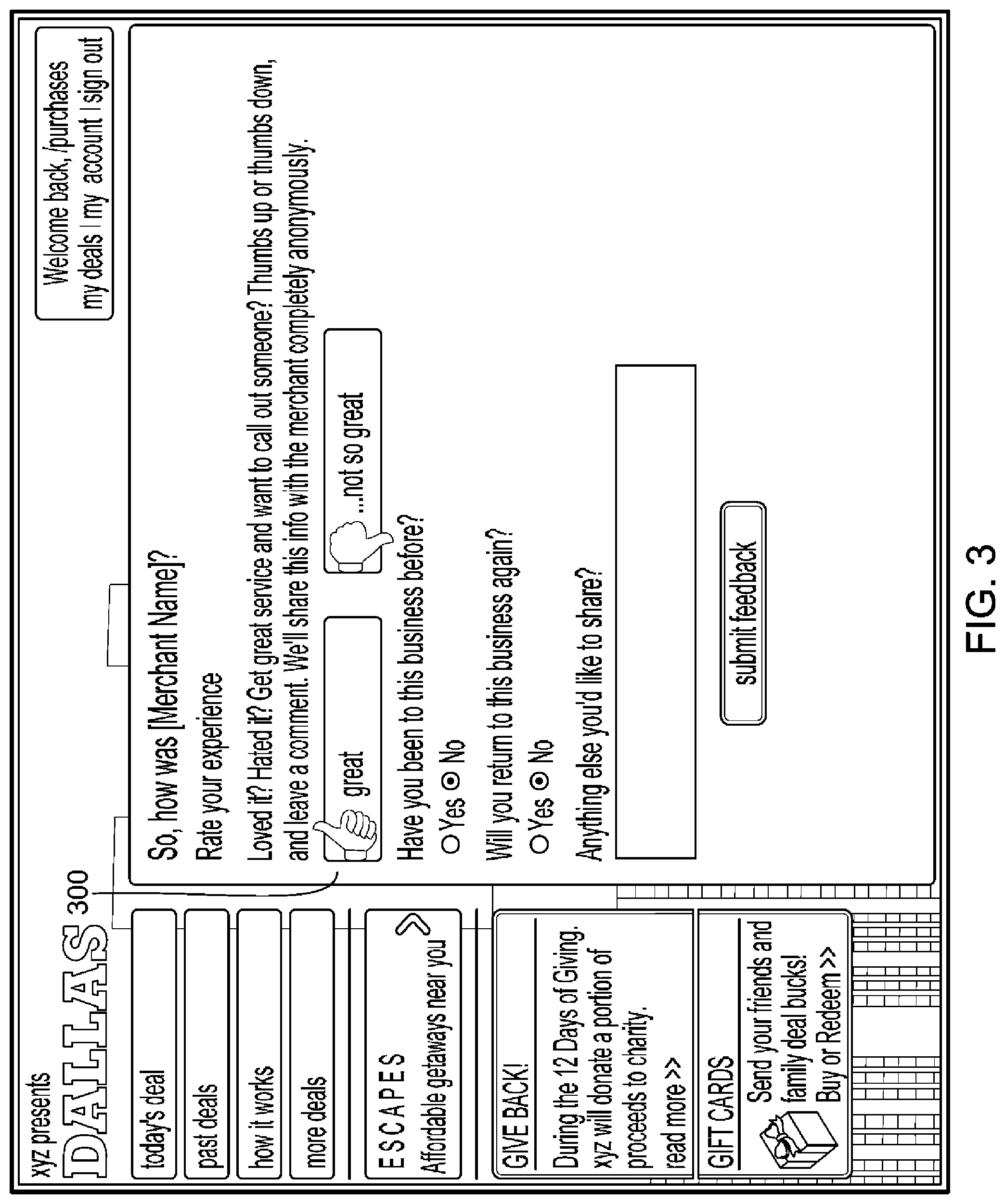 Patent US12307510 Figure 3 – Managing merchant communications