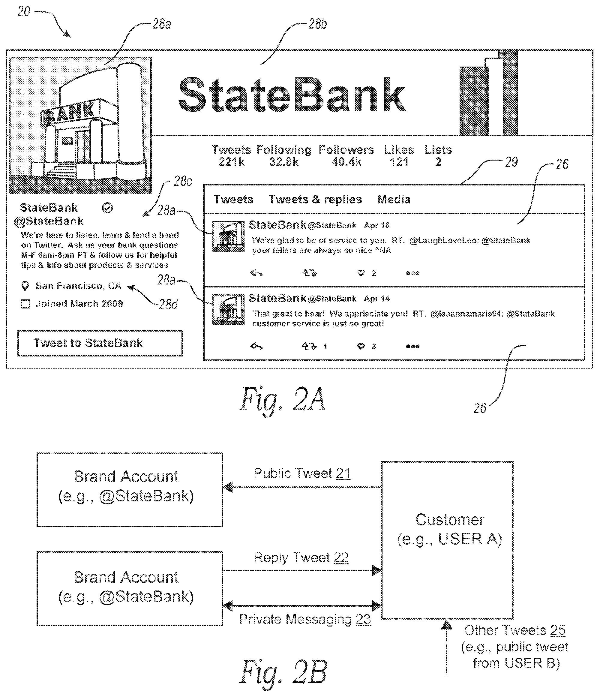 Patent US12307531 Figure 2 – Detection and prevention of fraudulent activity on social media accounts