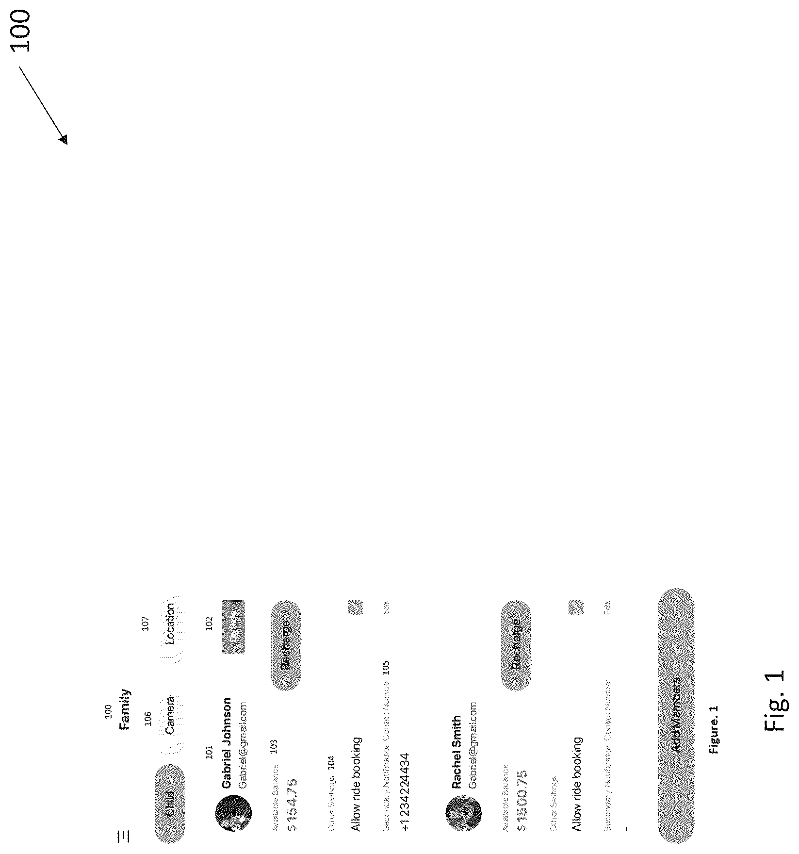 Patent US12307541 Figure 1 – Ride share system requiring approvals