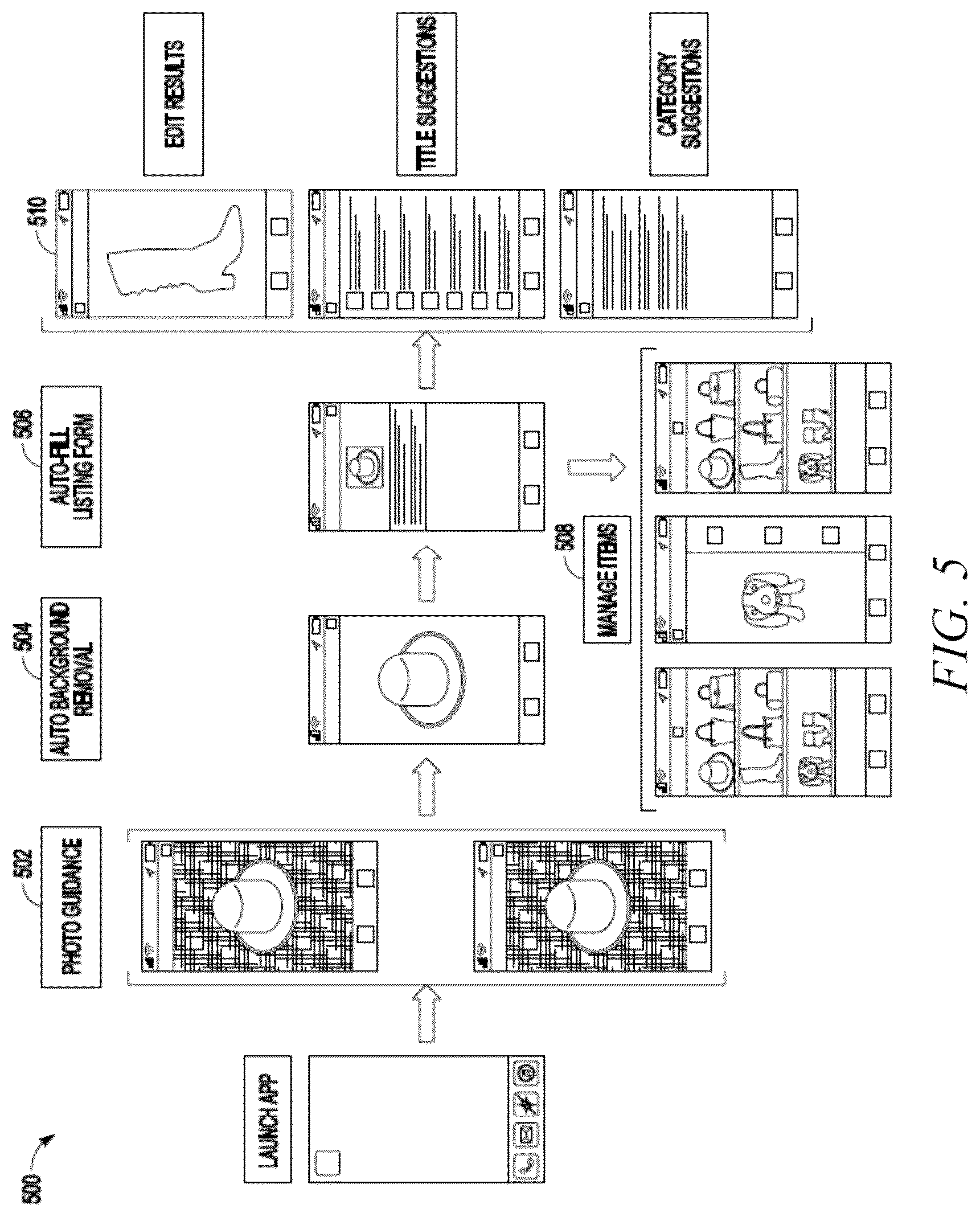 Patent US12307544 Figure 5 – Automatic guided image capturing and presentation of images