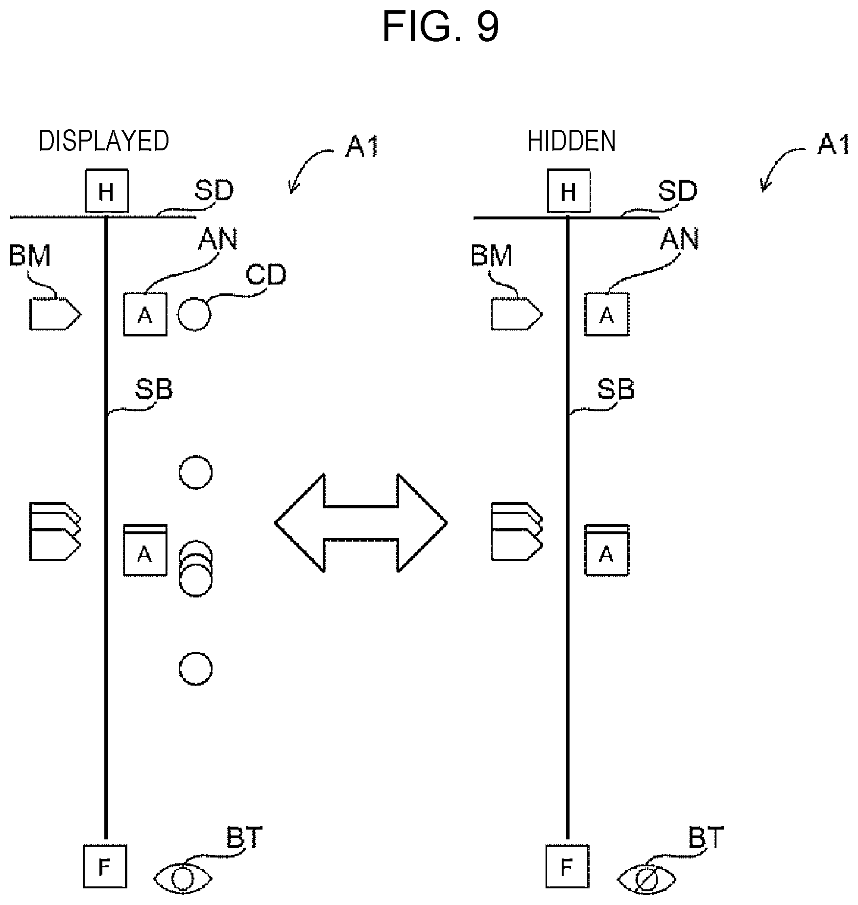 Patent US12307561 Figure 6 – Display control apparatus, display control method, and display control program