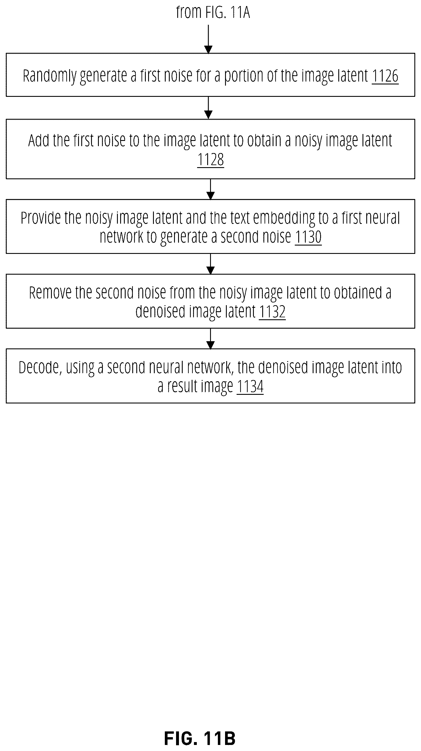 Patent US12307563 Figure 13 – Text-driven photo style adjustment with generative AI