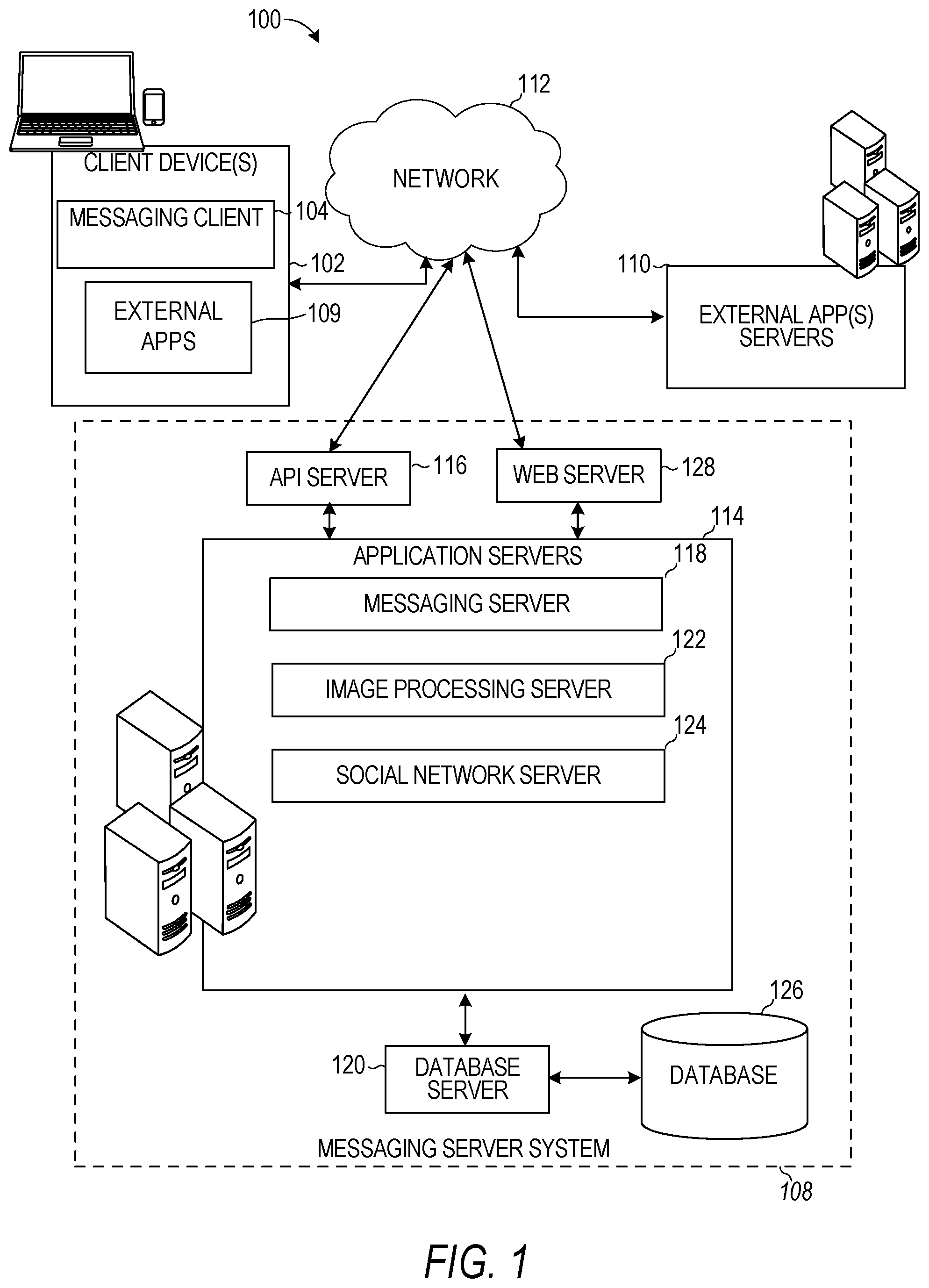 Patent US12307564 Figure 1 – Applying animated 3D avatar in AR experiences