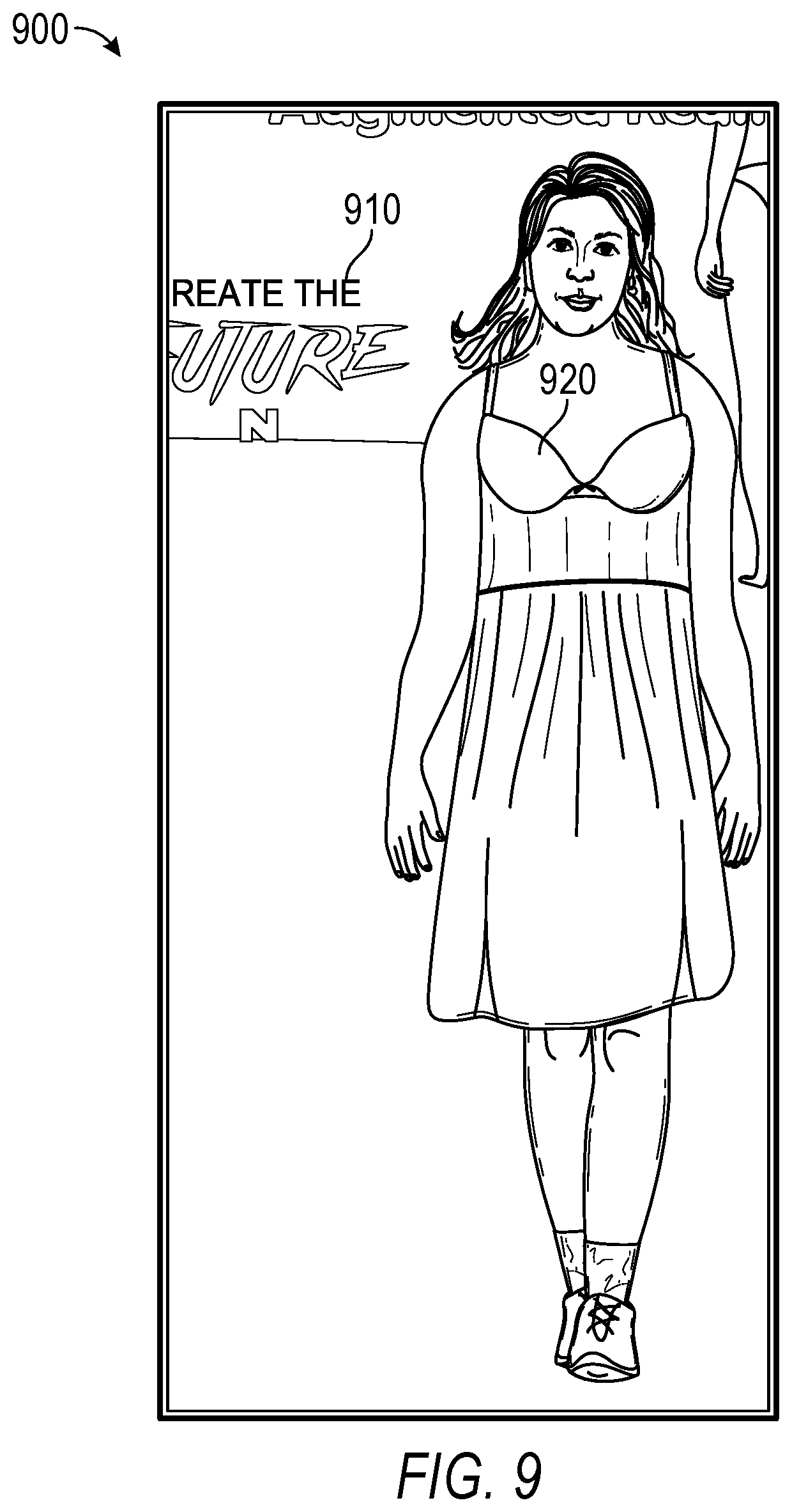 Patent US12307564 Figure 9 – Applying animated 3D avatar in AR experiences