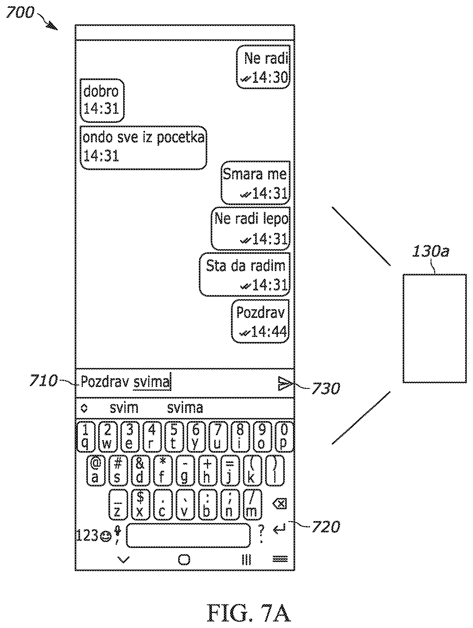 Patent US12307565 Figure 7 – Notification application for a computing device