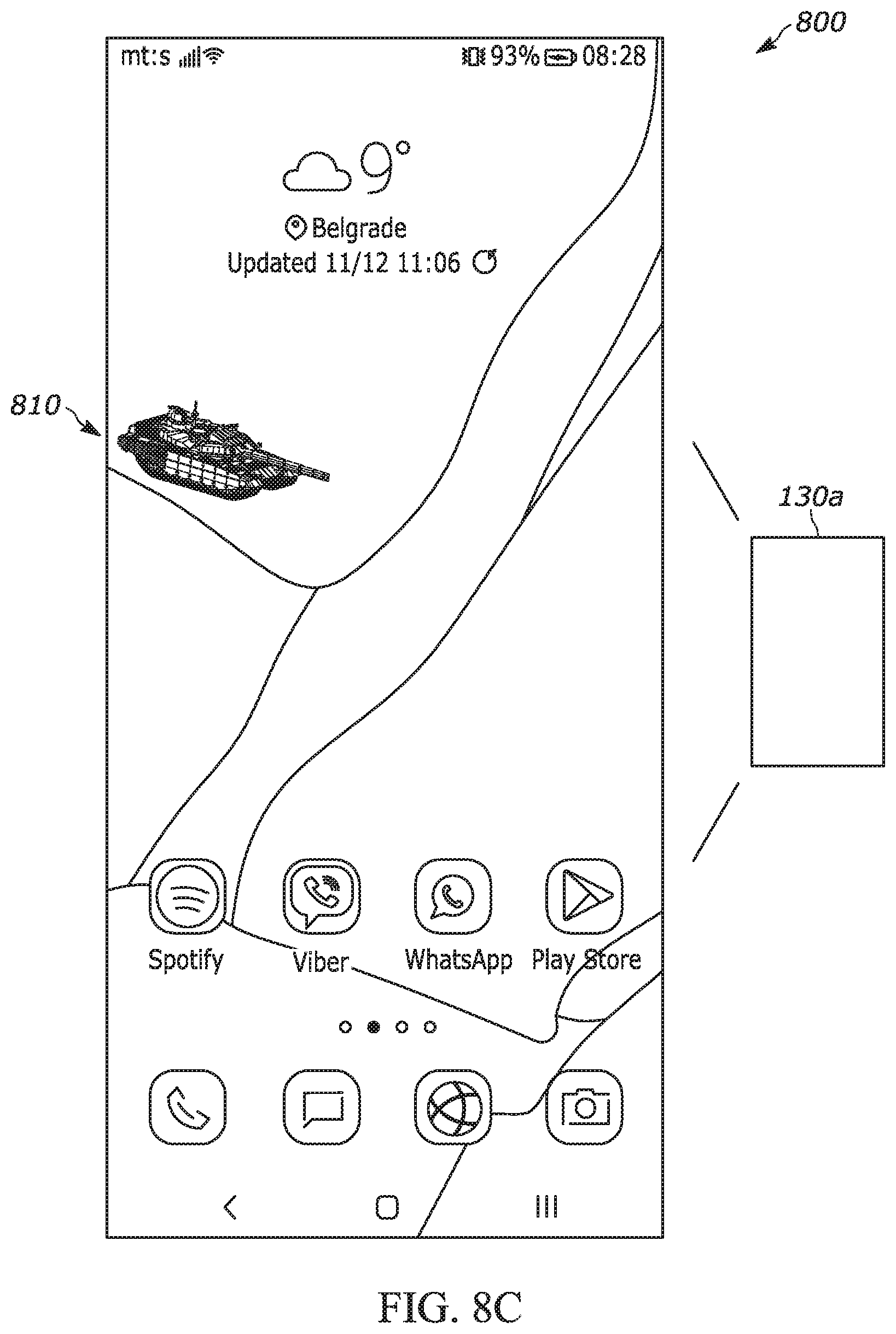 Patent US12307565 Figure 11 – Notification application for a computing device