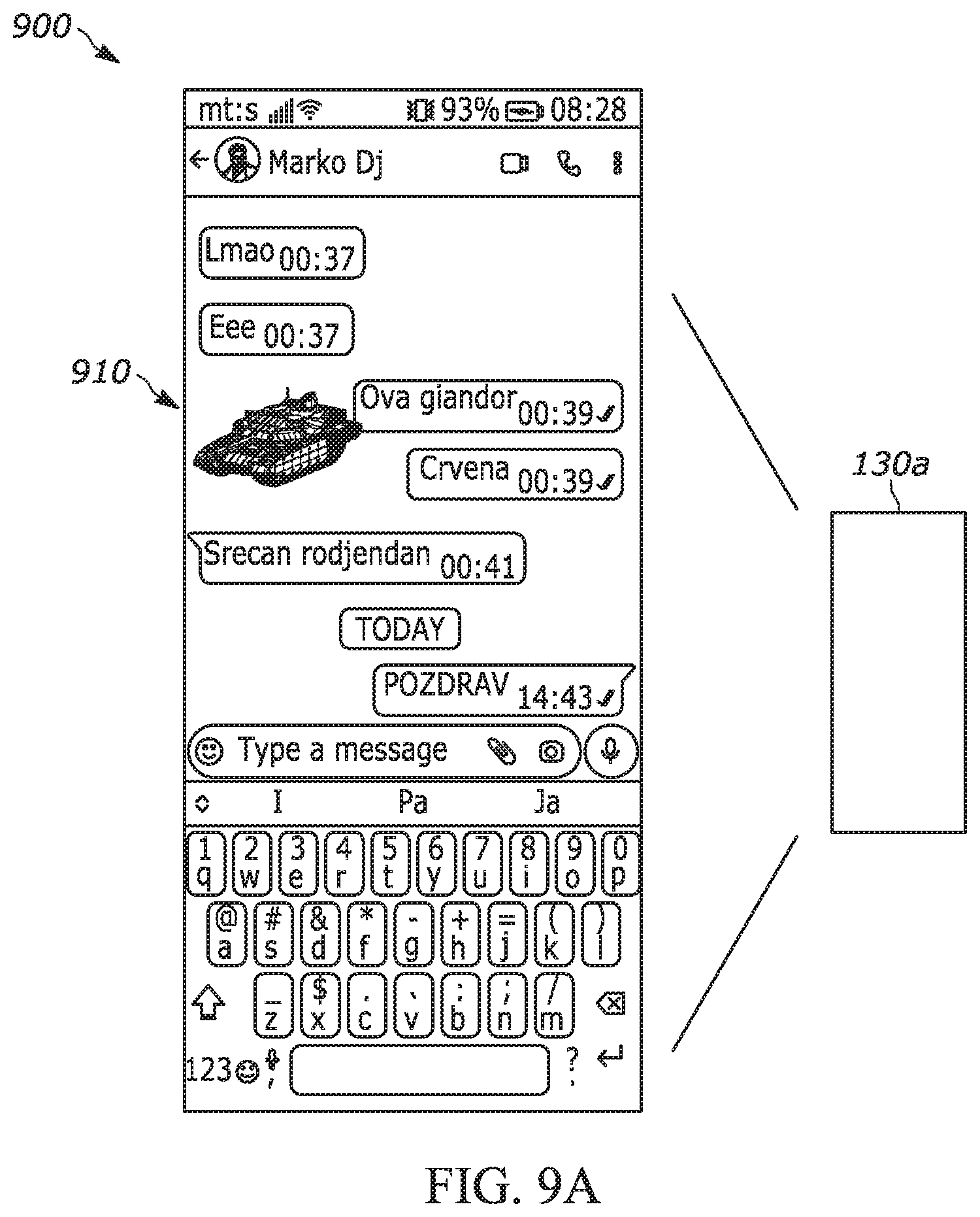 Patent US12307565 Figure 13 – Notification application for a computing device
