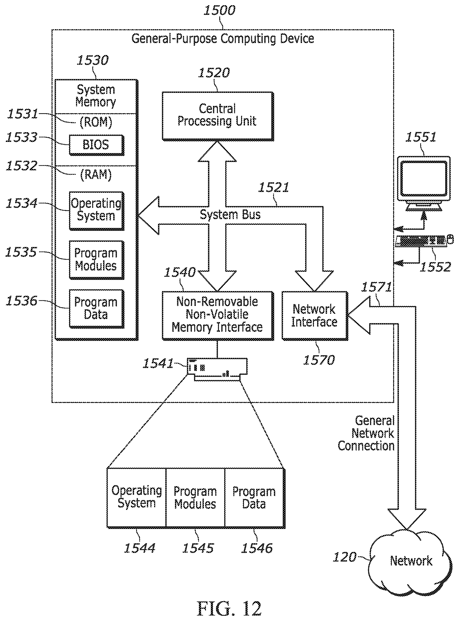 Patent US12307565 Figure 18 – Notification application for a computing device