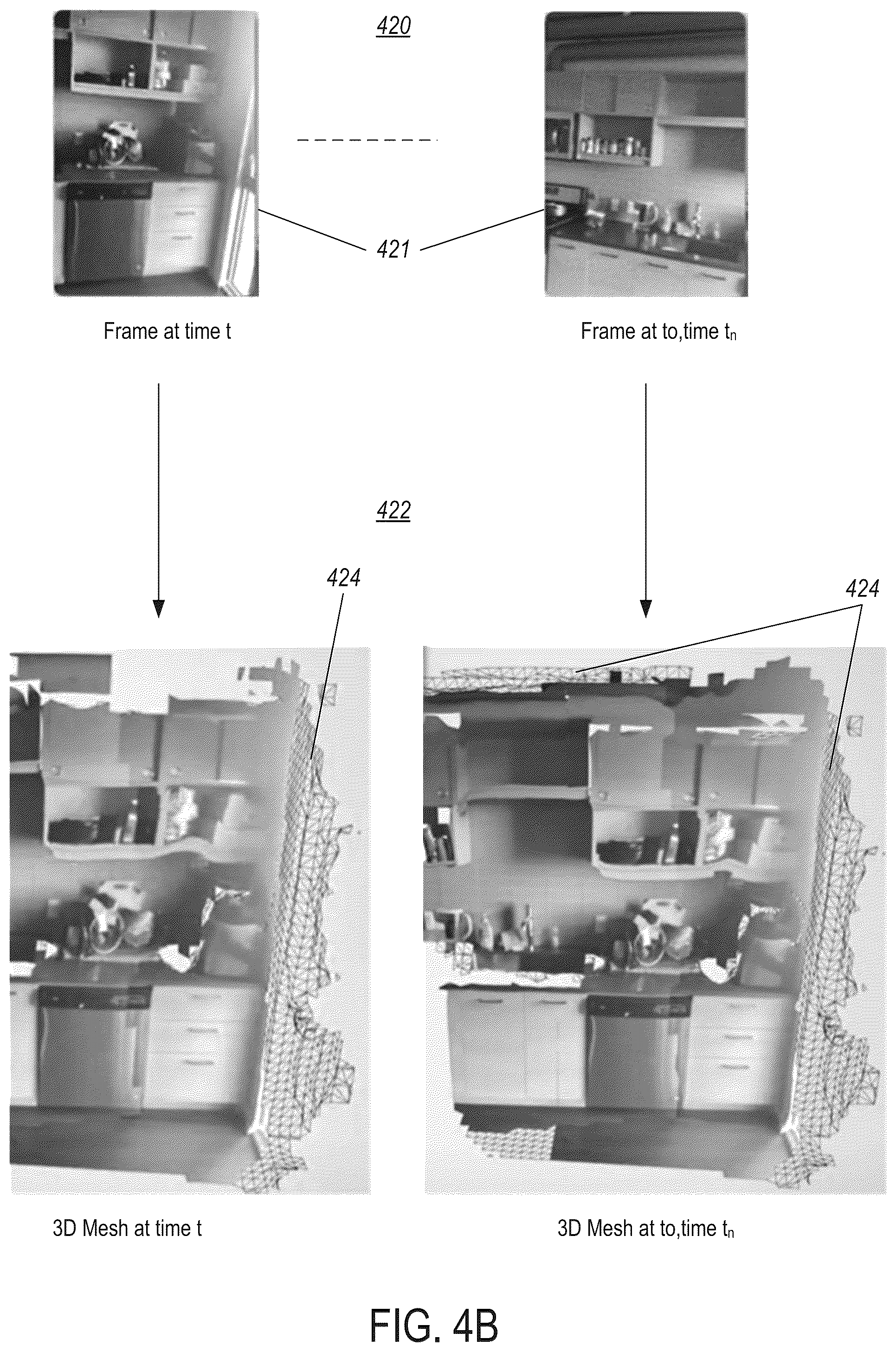 Patent US12307570 Figure 5 – Local live texturing of a 3D mesh
