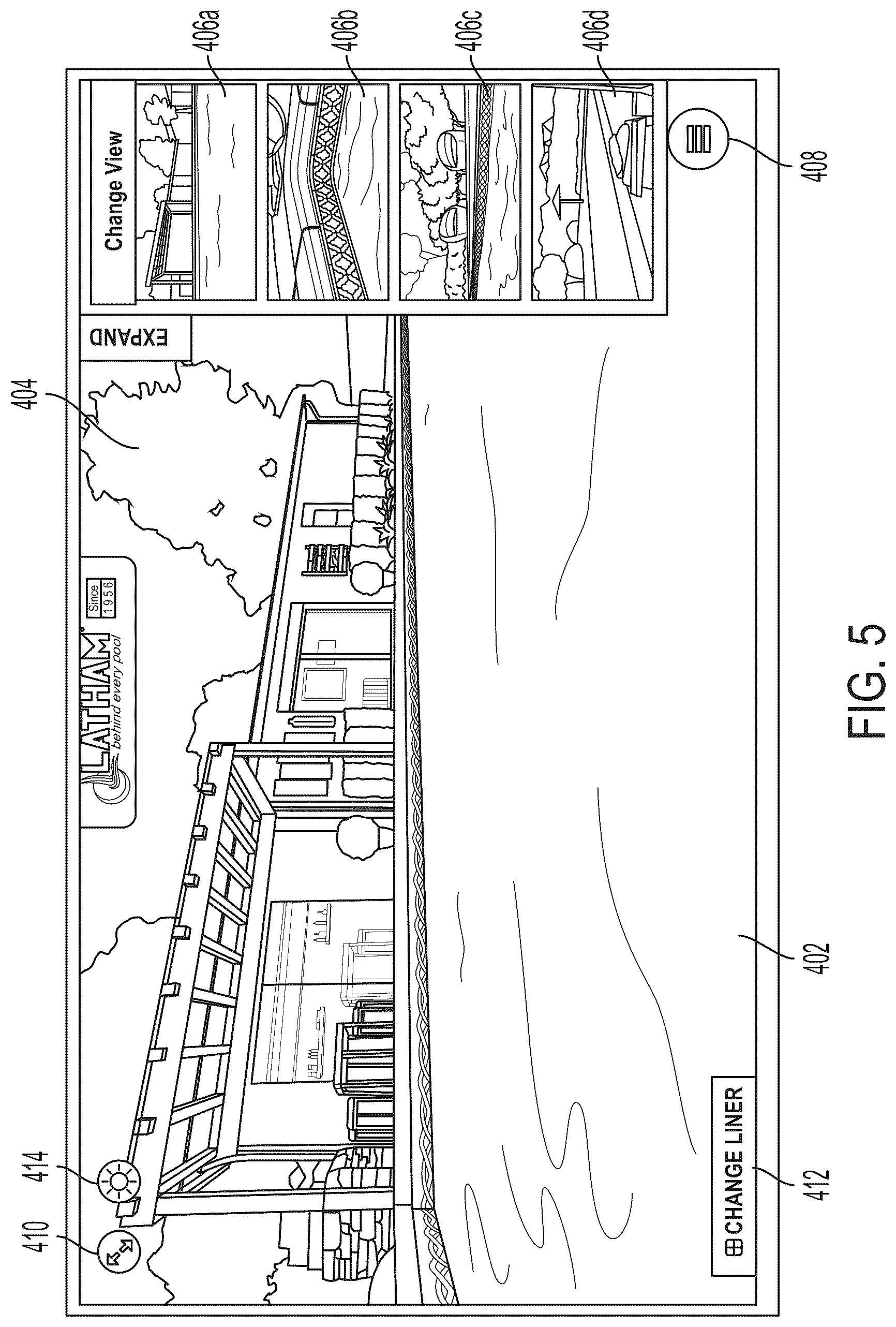 Patent US12307574 Figure 5 – Visualizer for swimming pools