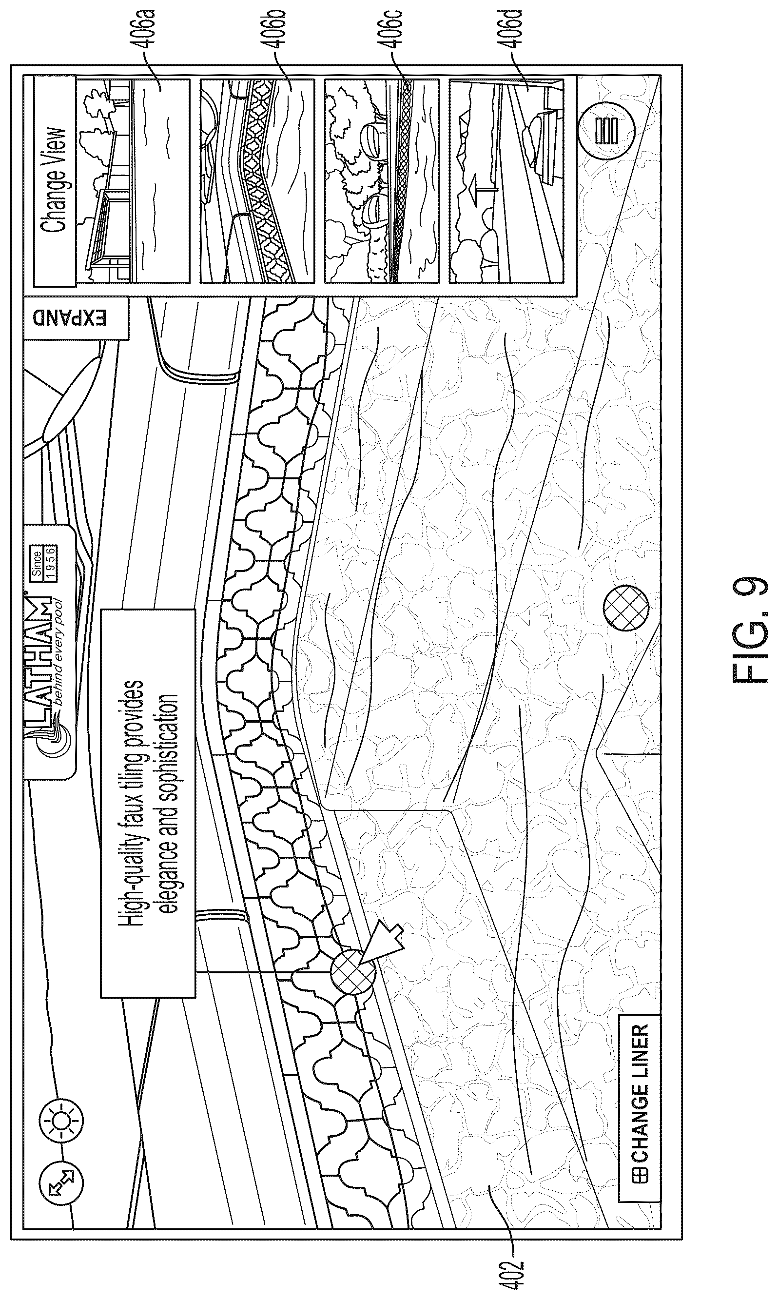 Patent US12307574 Figure 9 – Visualizer for swimming pools