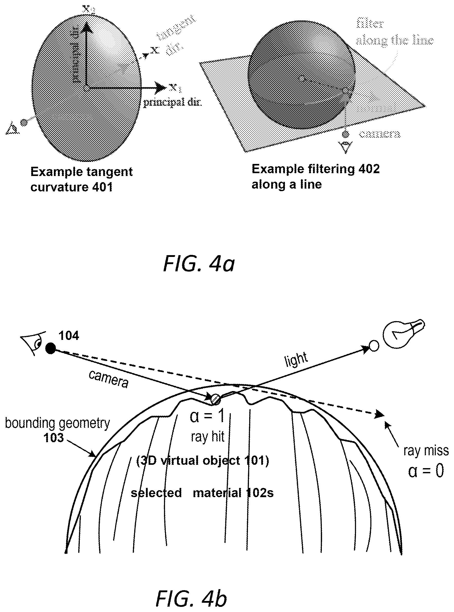 Patent US12307576 Figure 4 – Neural networks to render textured materials on curved surfaces