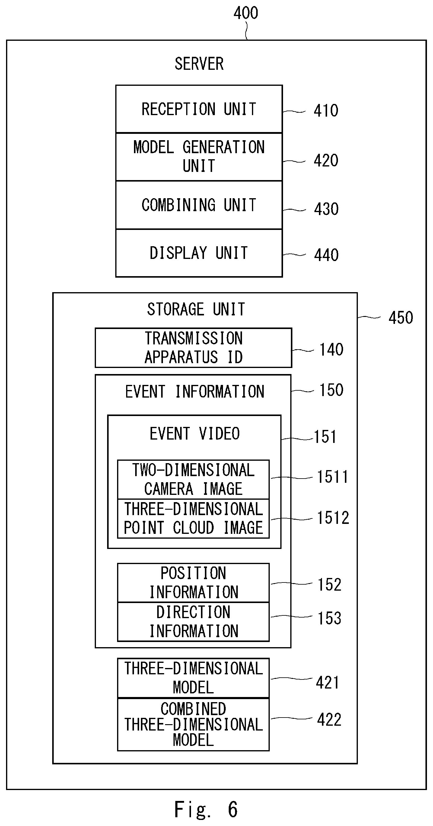 Patent US12307578 Figure 6 – Traffic event reproduction system, server, traffic event reproduction method, and non-transitory computer readable medium