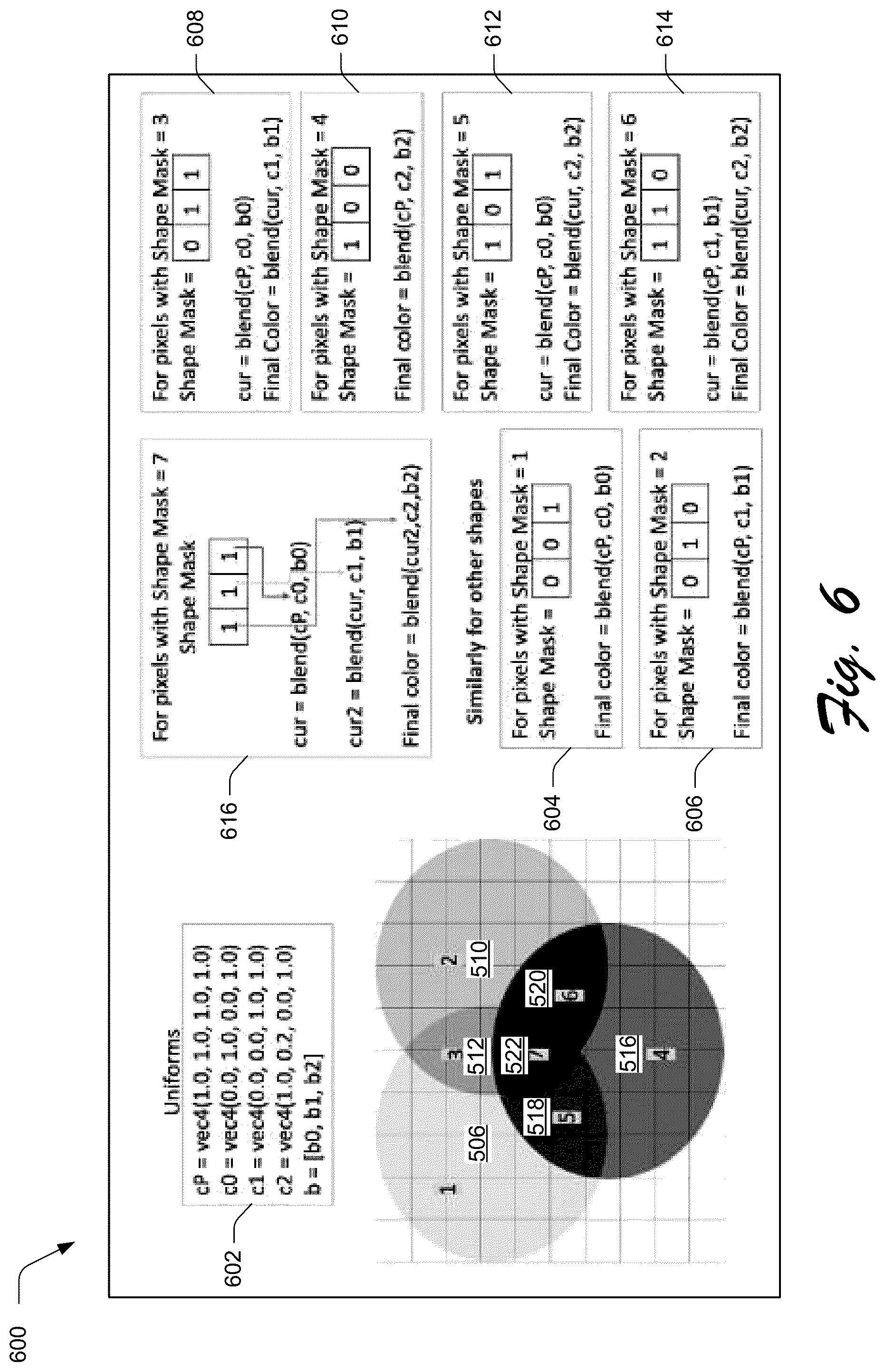 Patent US12307584 Figure 7 – Systems for efficiently generating blend objects