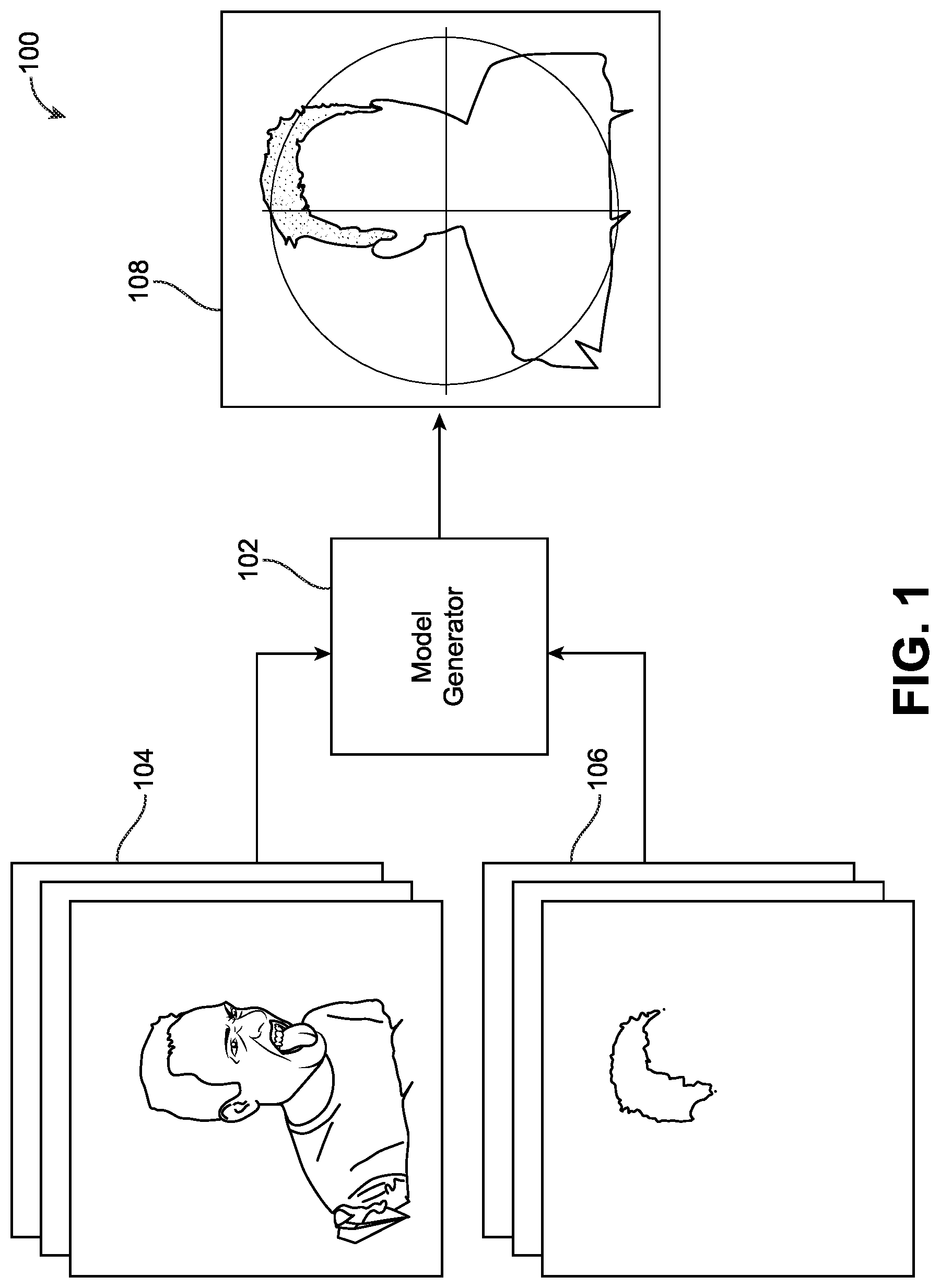 Patent US12307589 Figure 1 – Generating semantically-labelled three-dimensional models