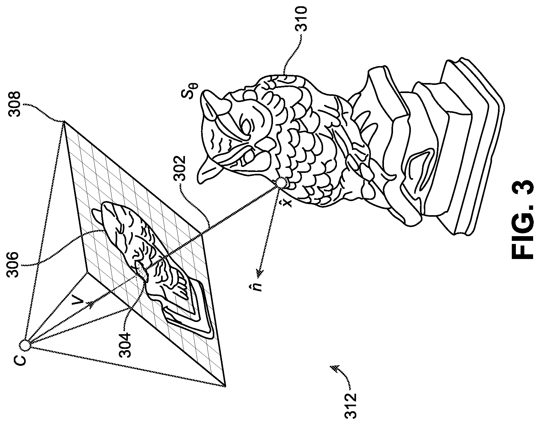 Patent US12307589 Figure 3 – Generating semantically-labelled three-dimensional models
