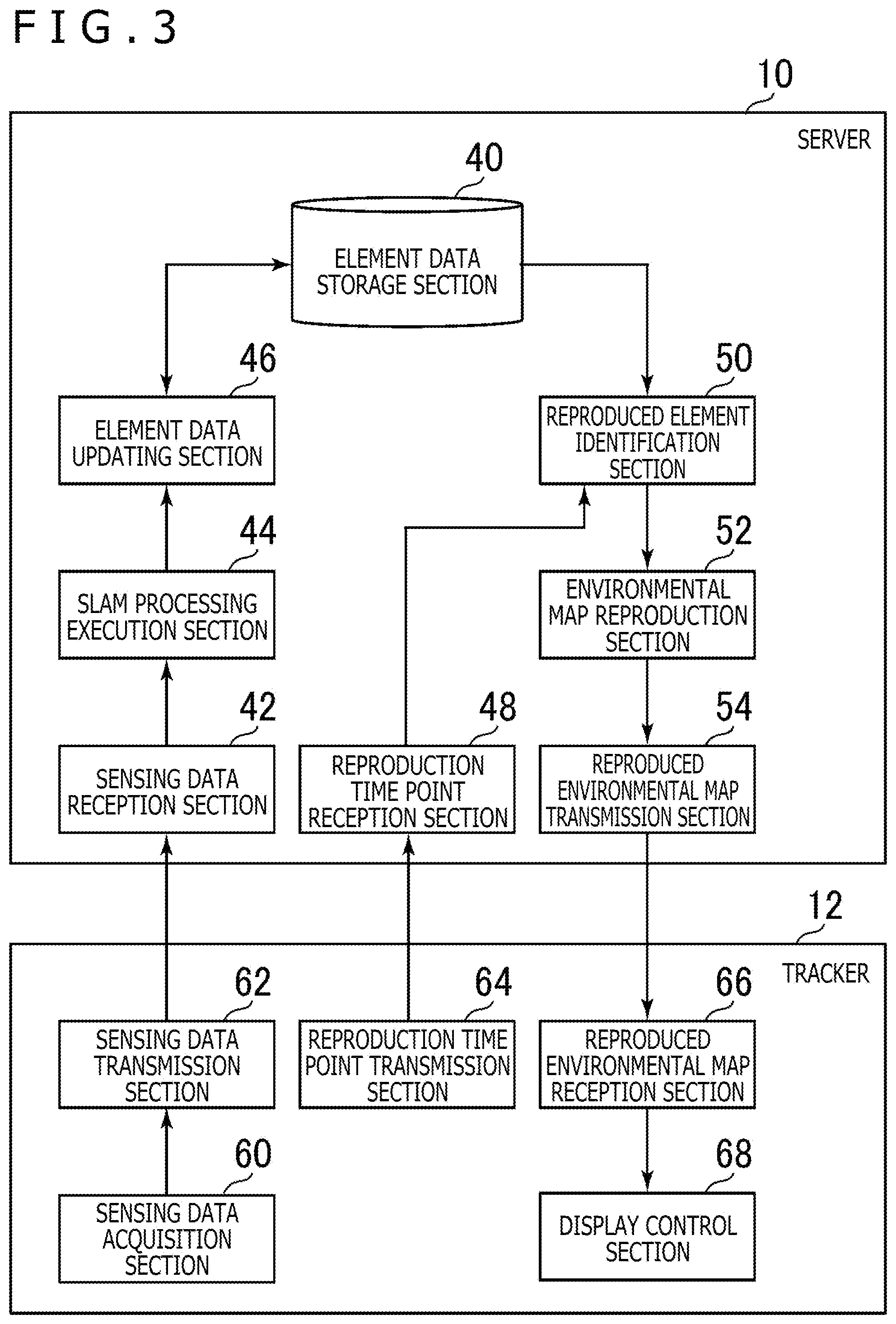 Patent US12307591 Figure 3 – Element data management apparatus, element data management method, program, and data structure of element data