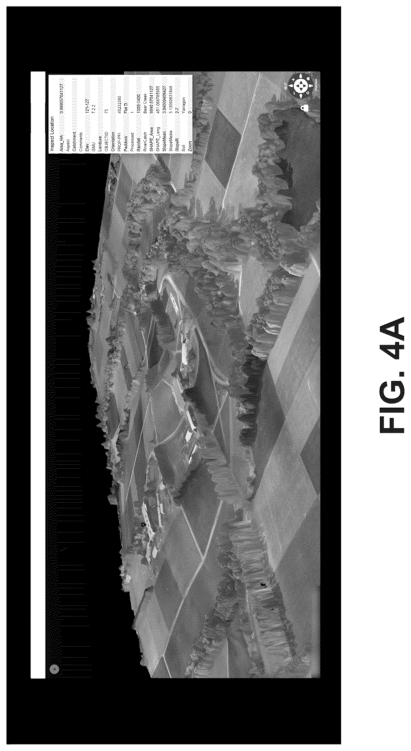 Patent US12307592 Figure 8 – Technology configured to provide user interface visualization of agricultural land, including 3D visualized modelling of an agricultural land region based on flow, hybridized multiple resolution visualization and/or automated field segregation