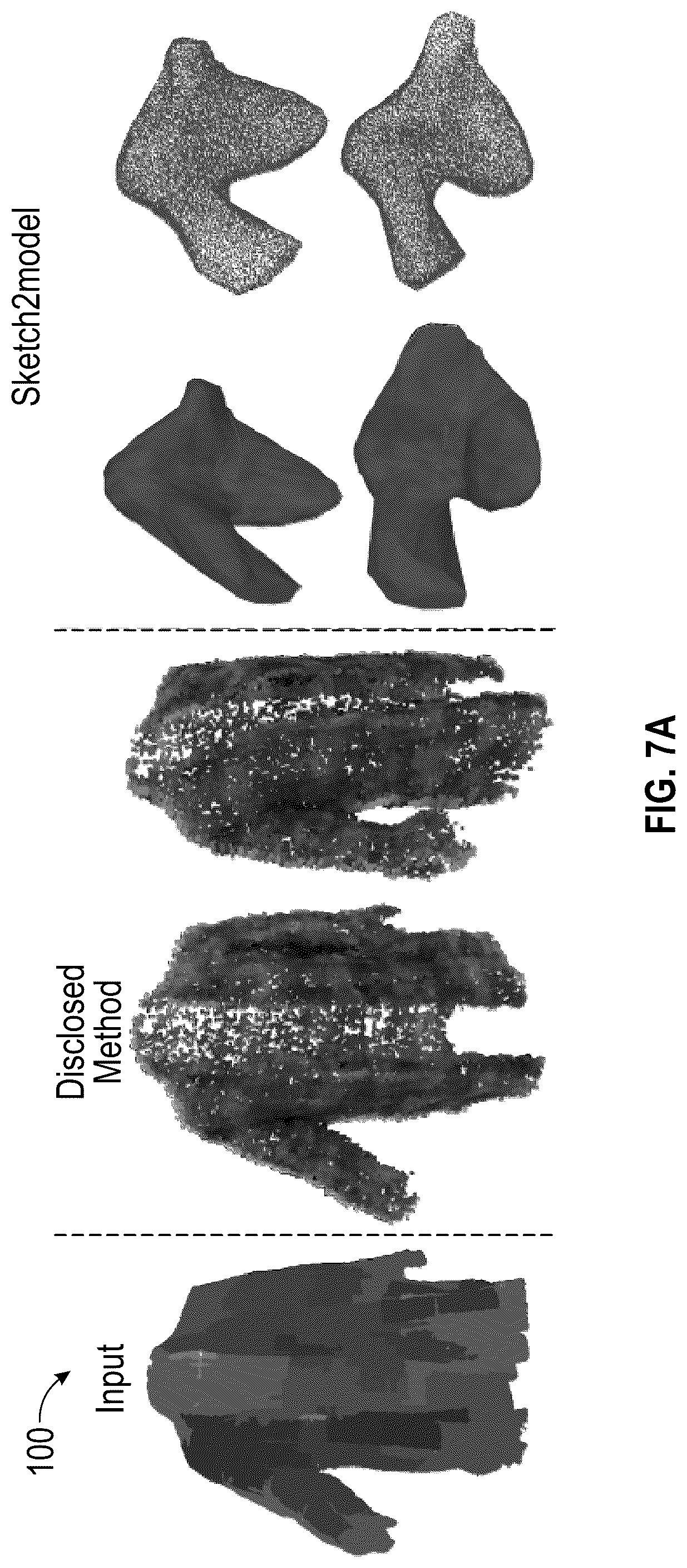 Patent US12307596 Figure 8 – 3D garment generation from 2D scribble images