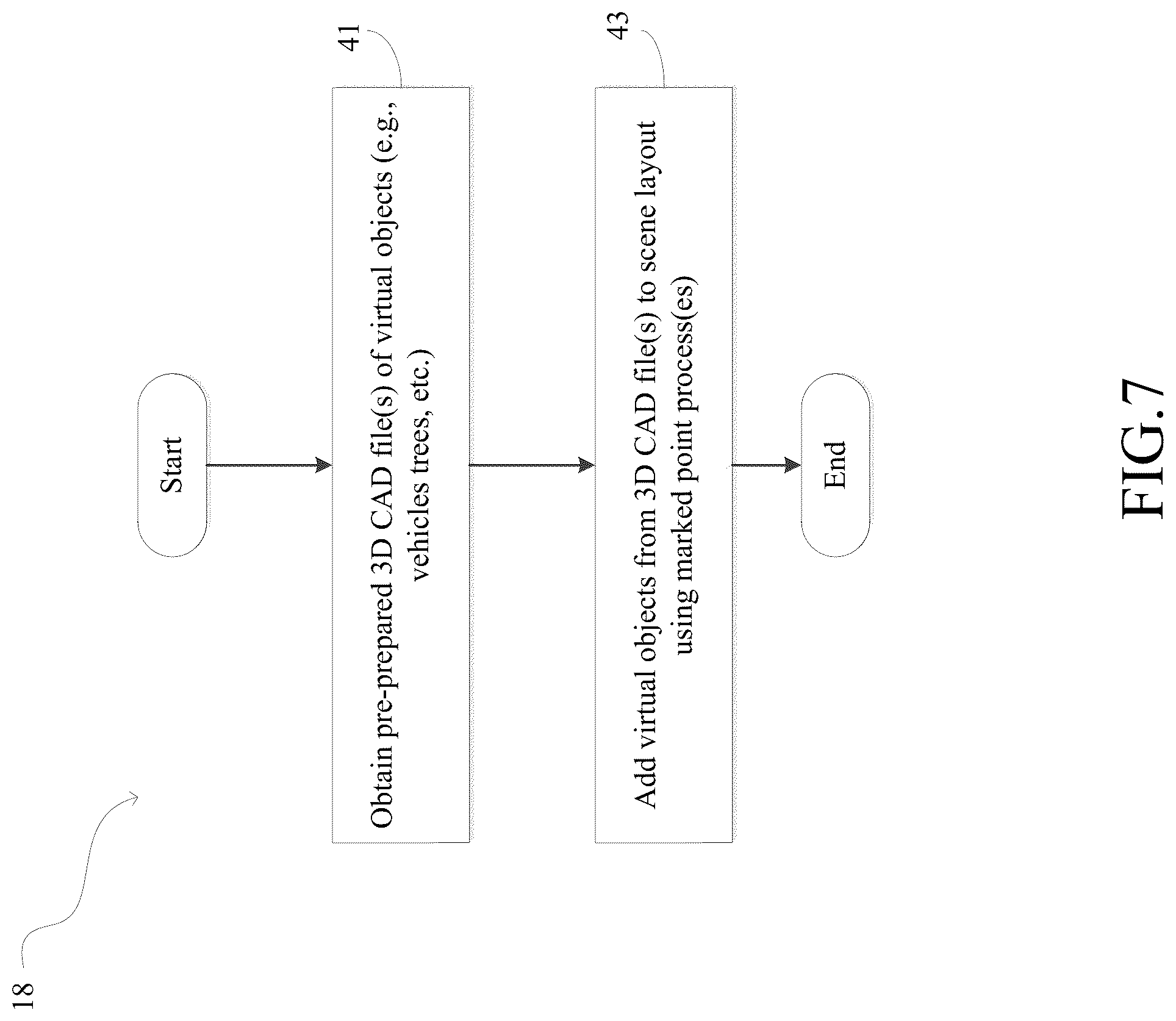 Patent US12307598 Figure 7 – System and method for generating simulated scenes from open map data for machine learning