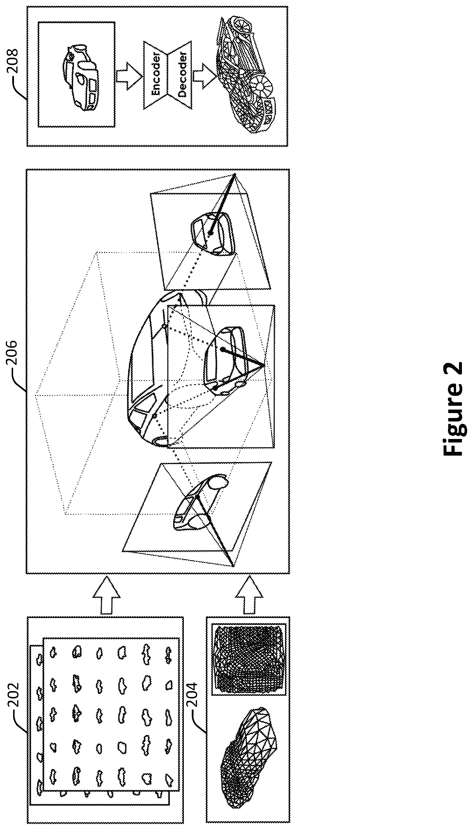 Patent US12307599 Figure 2 – Weak multi-view supervision for surface mapping estimation