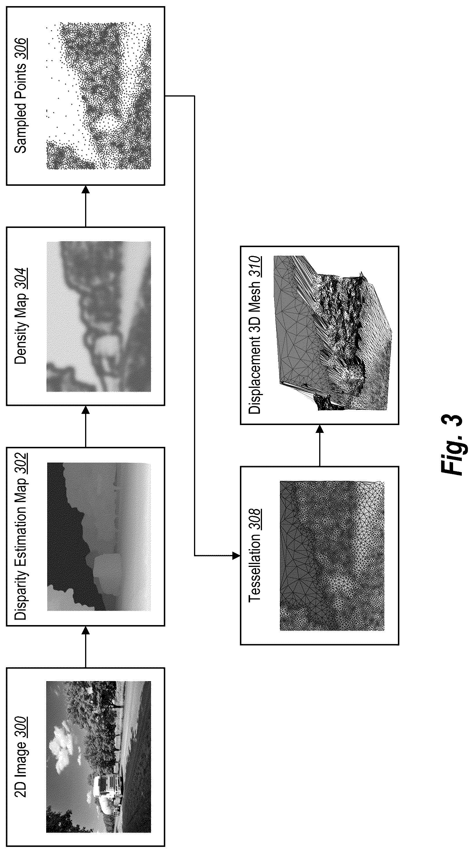 Patent US12307600 Figure 3 – Modifying two-dimensional images utilizing iterative three-dimensional meshes of the two-dimensional images