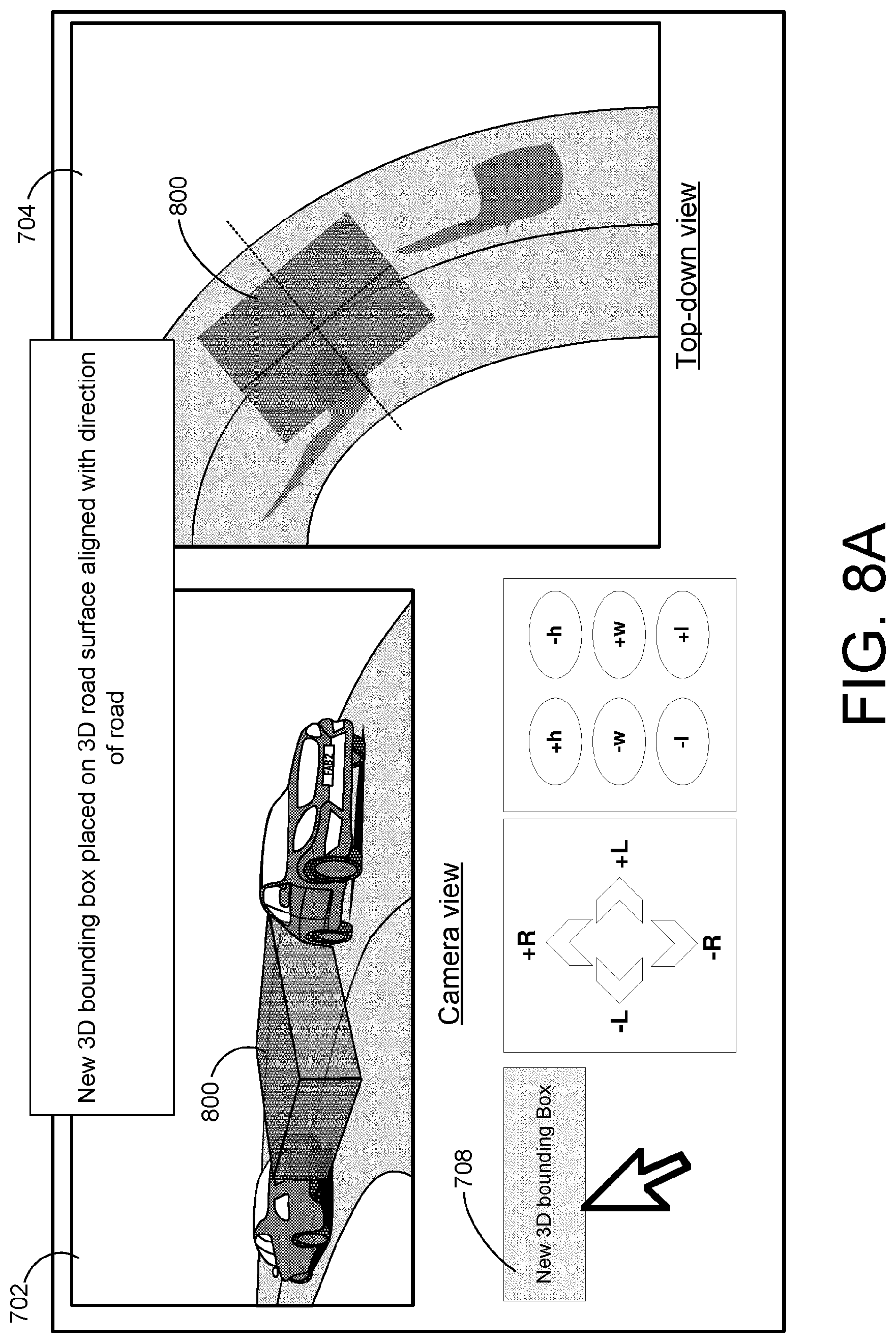 Patent US12307603 Figure 8 – Structure annotation