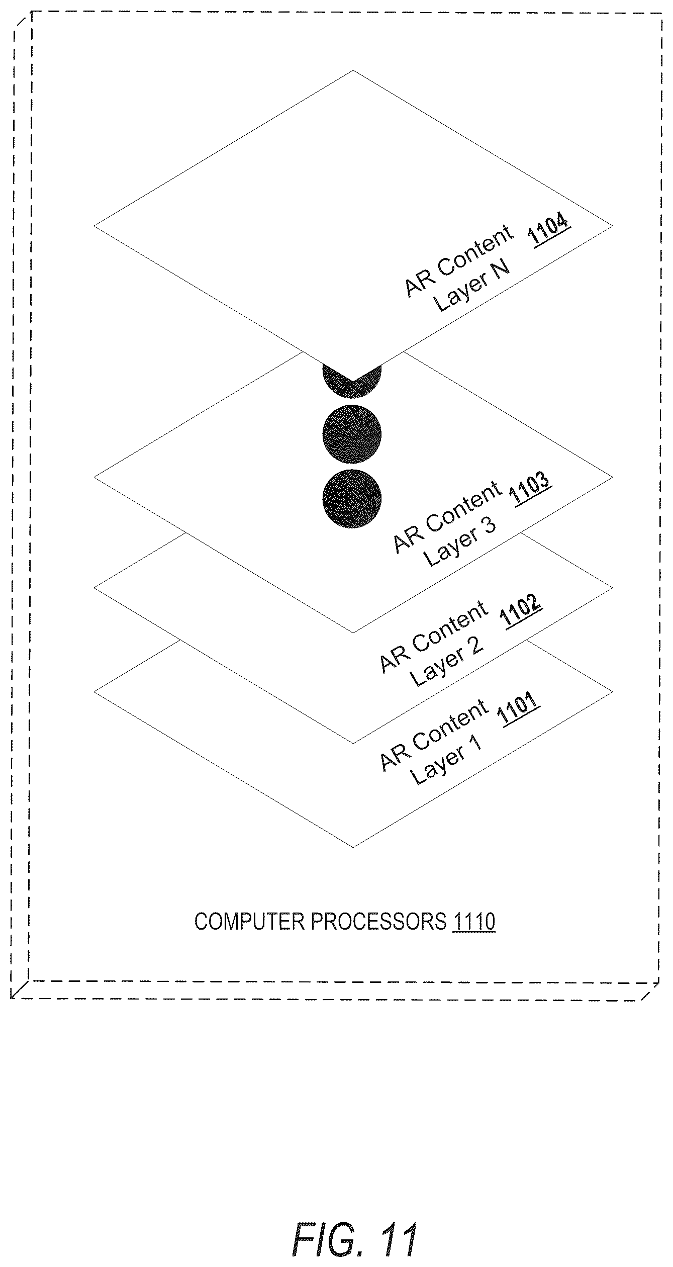 Patent US12307605 Figure 11 – Recording augmented reality content on an eyewear device