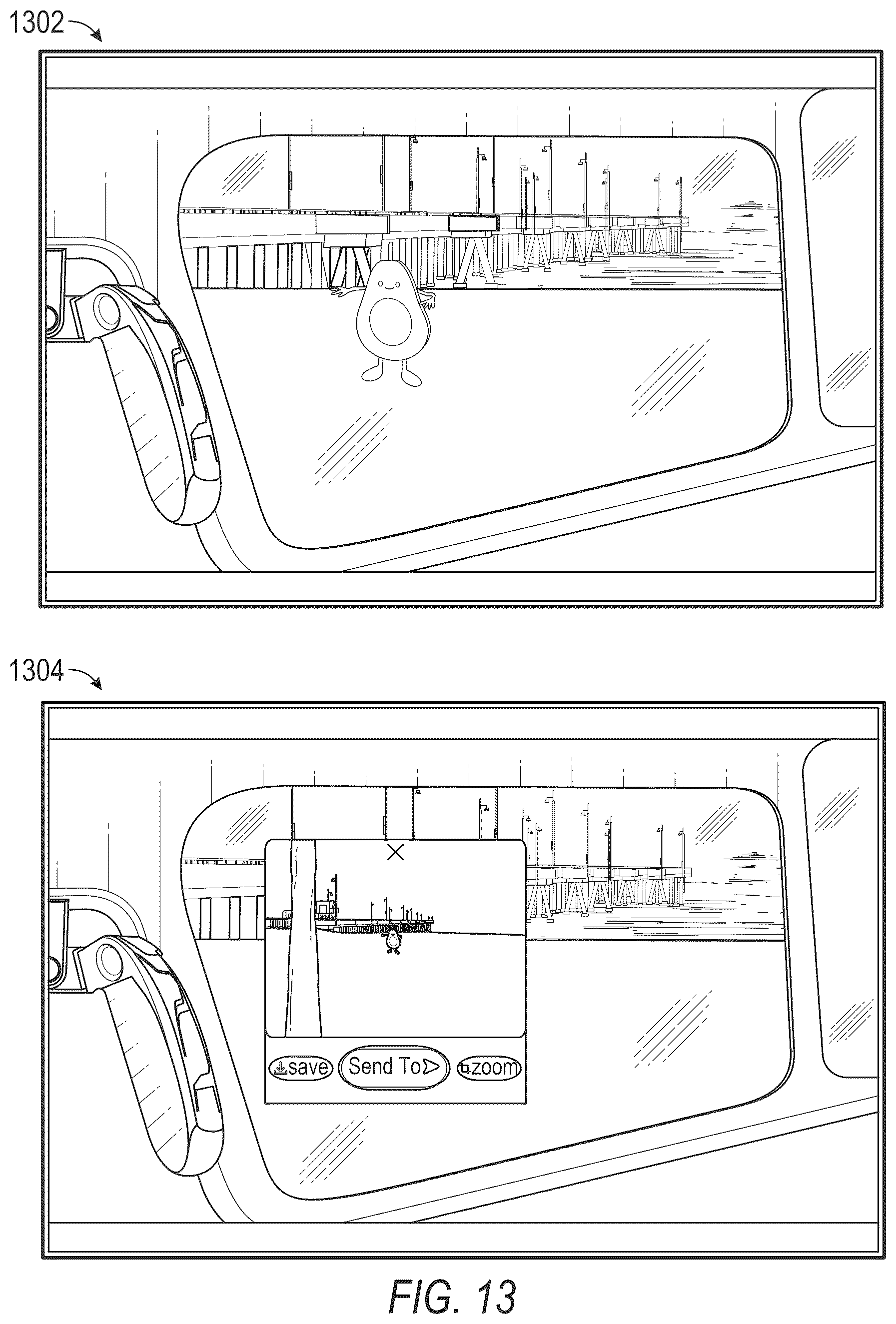 Patent US12307605 Figure 13 – Recording augmented reality content on an eyewear device