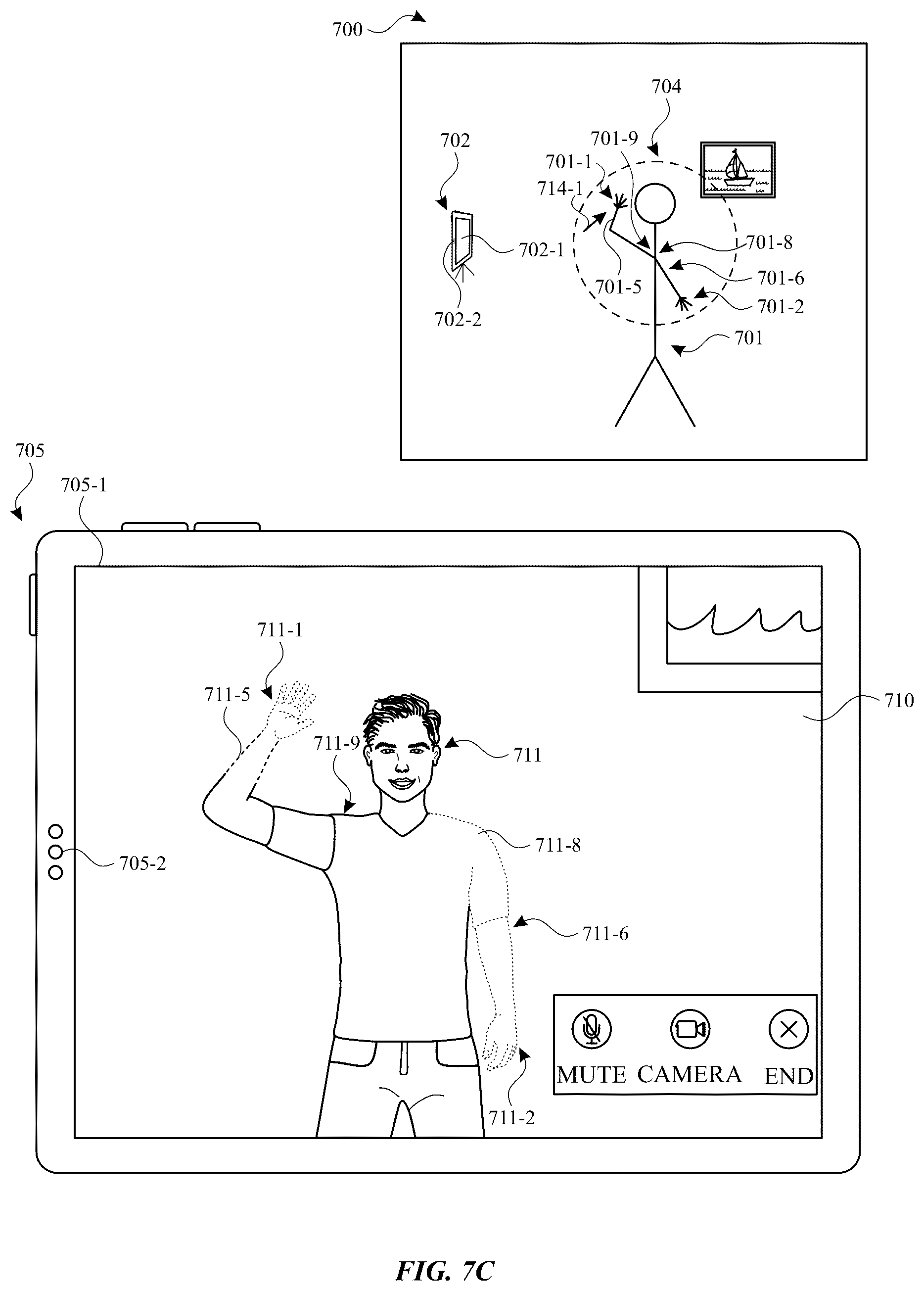 Patent US12307613 Figure 9 – Devices, methods, and graphical user interfaces for modifying avatars in three-dimensional environments