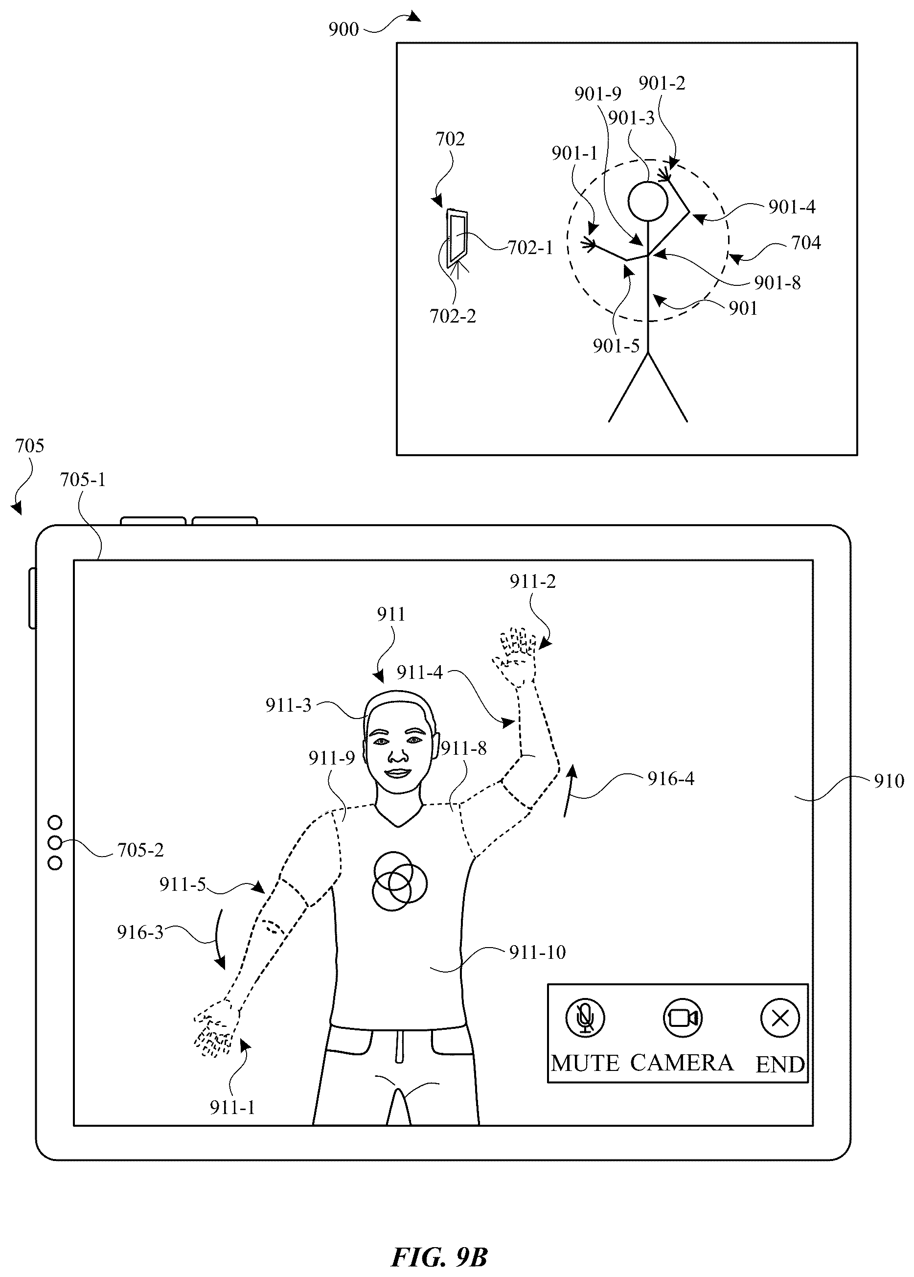 Patent US12307613 Figure 18 – Devices, methods, and graphical user interfaces for modifying avatars in three-dimensional environments