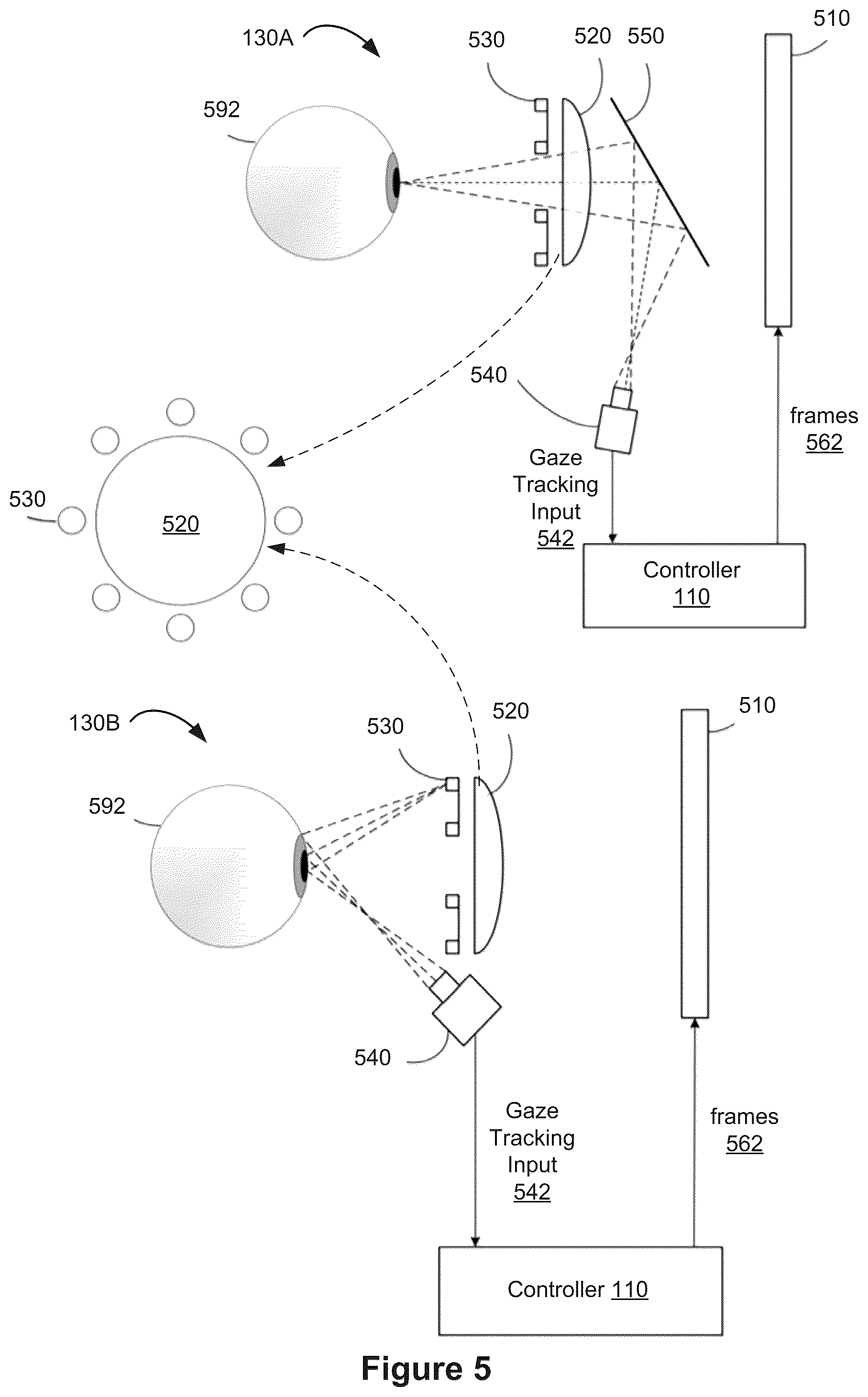 Patent US12307614 Figure 5 – Methods for sharing content and interacting with physical devices in a three-dimensional environment
