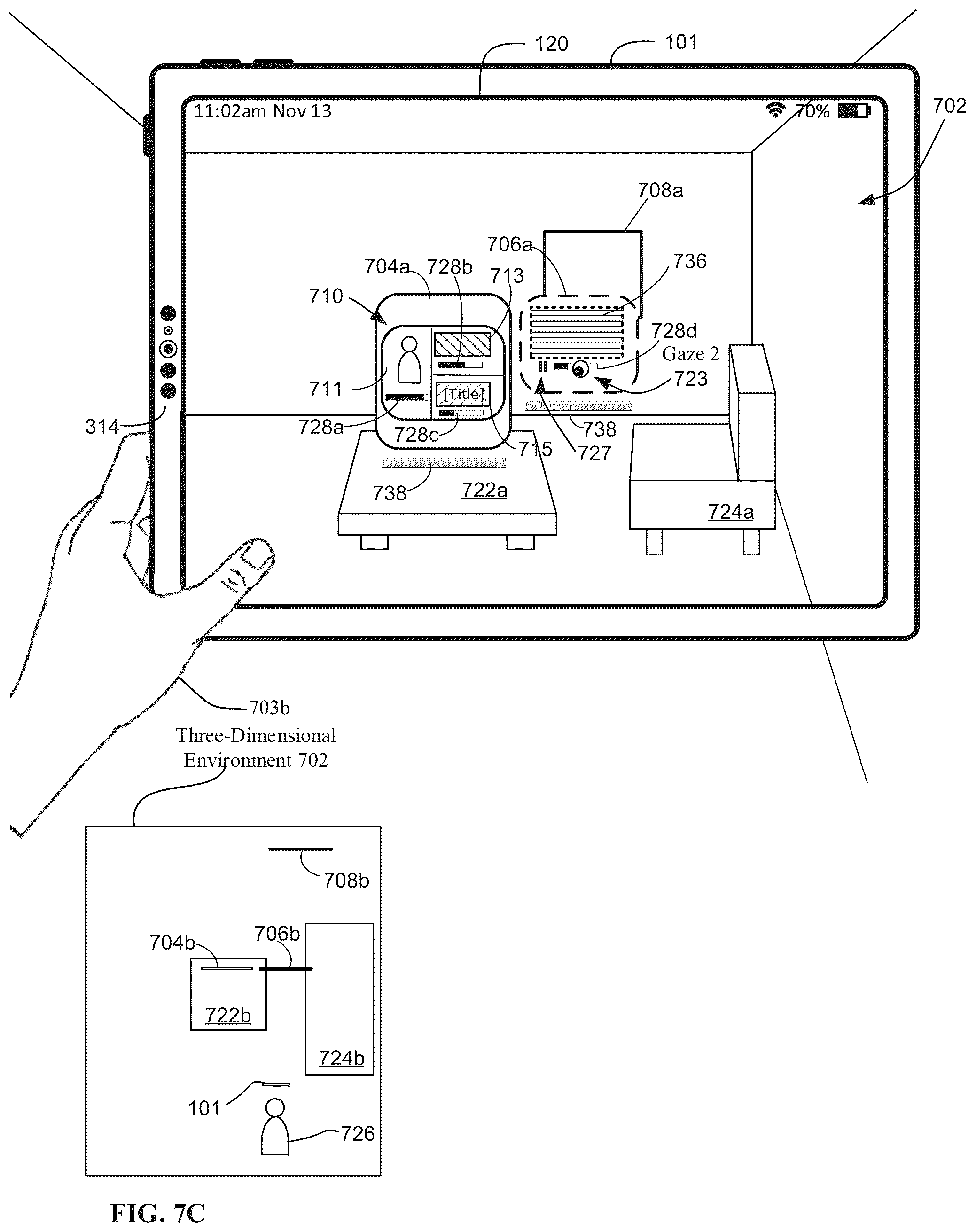 Patent US12307614 Figure 9 – Methods for sharing content and interacting with physical devices in a three-dimensional environment