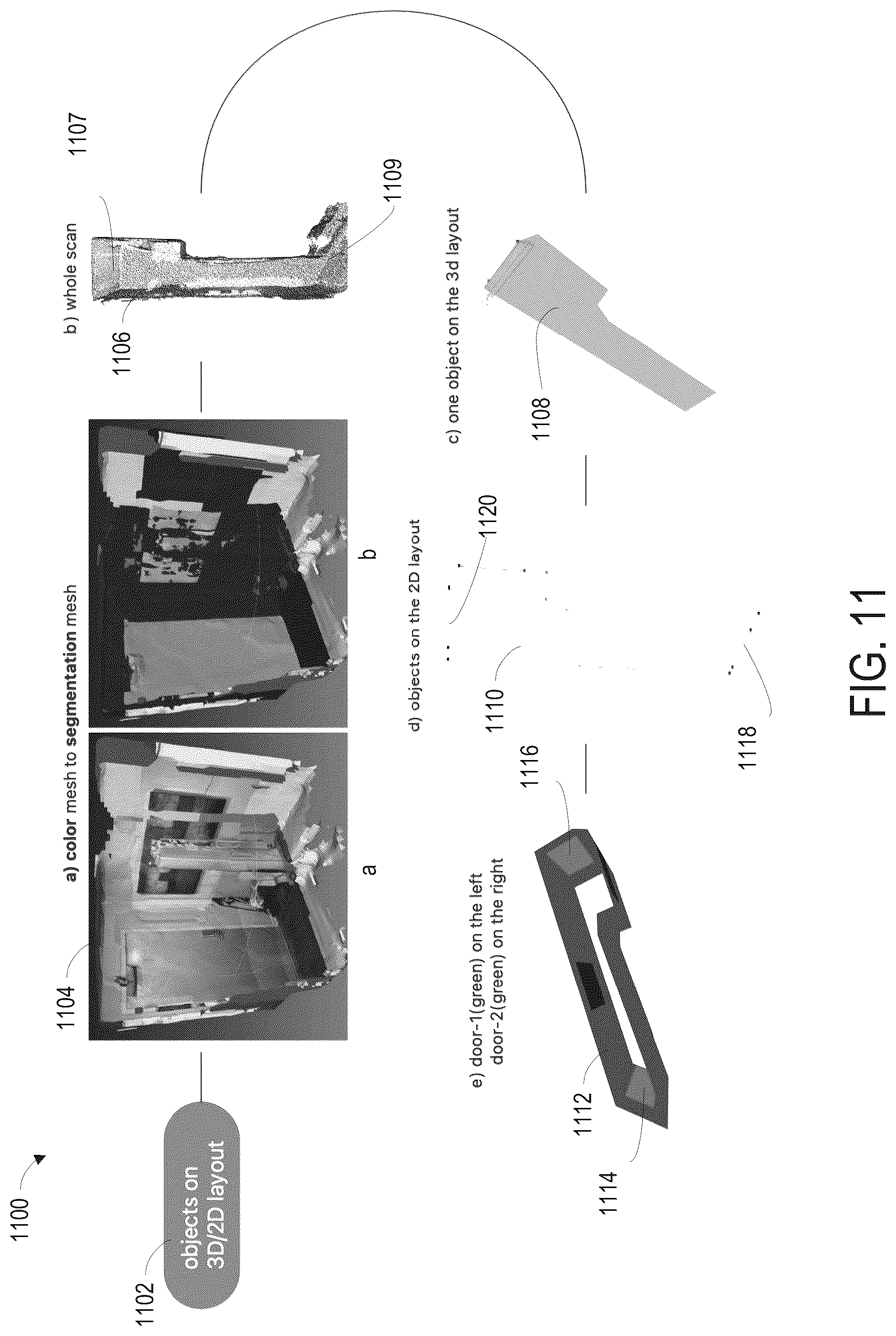 Patent US12307617 Figure 11 – Searchable object location information