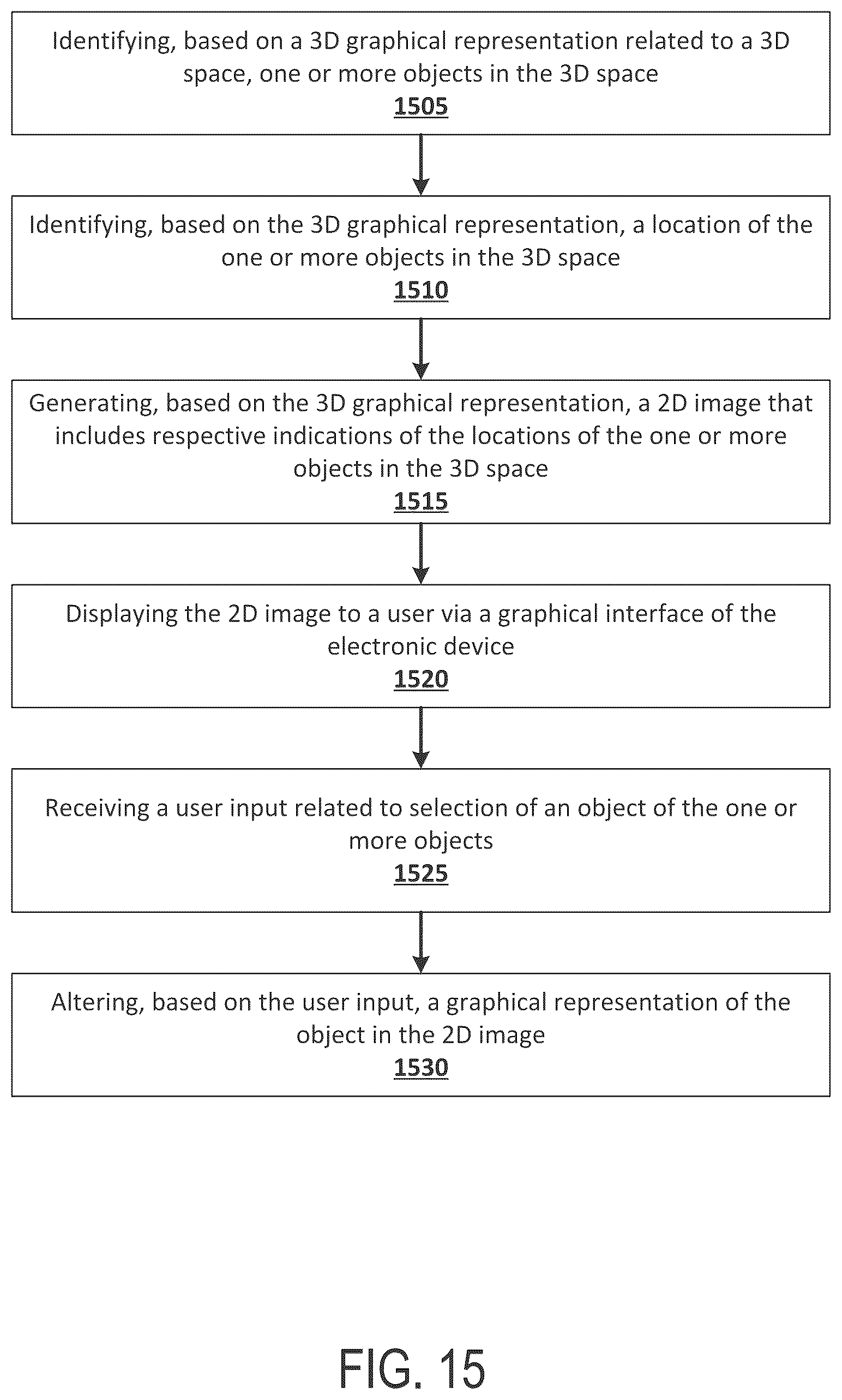 Patent US12307617 Figure 15 – Searchable object location information
