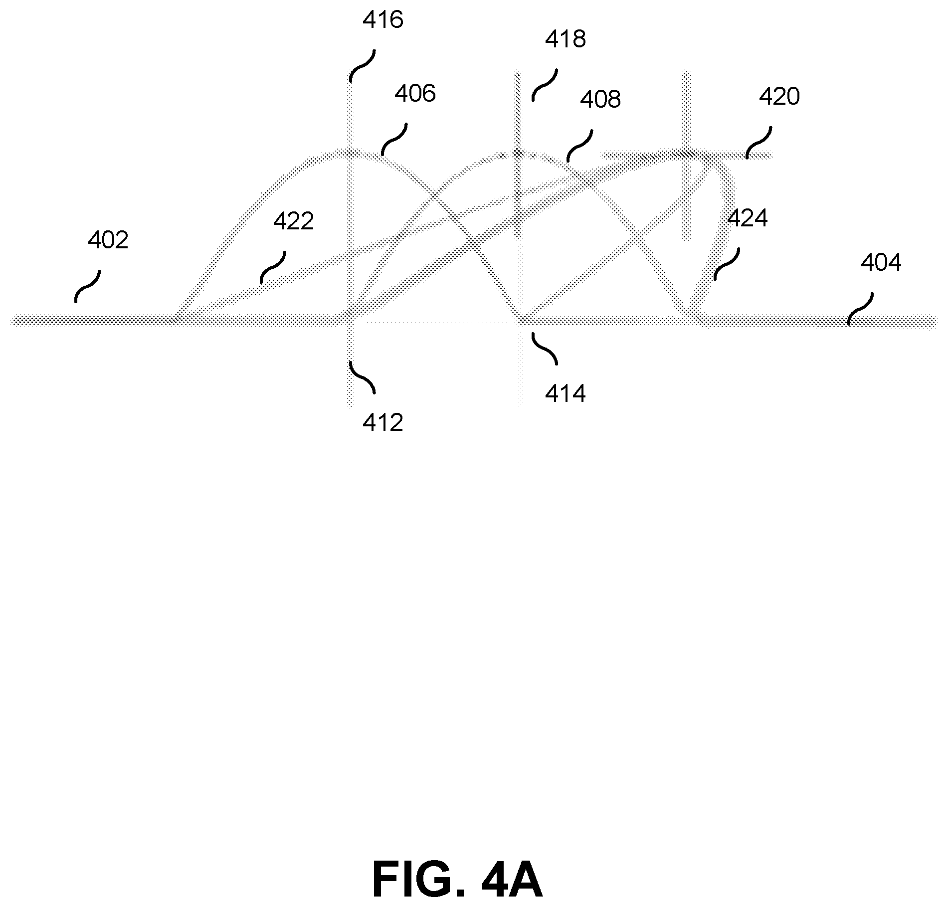 Patent US12307620 Figure 4 – Object deformation with bindings and deformers interpolated from key poses