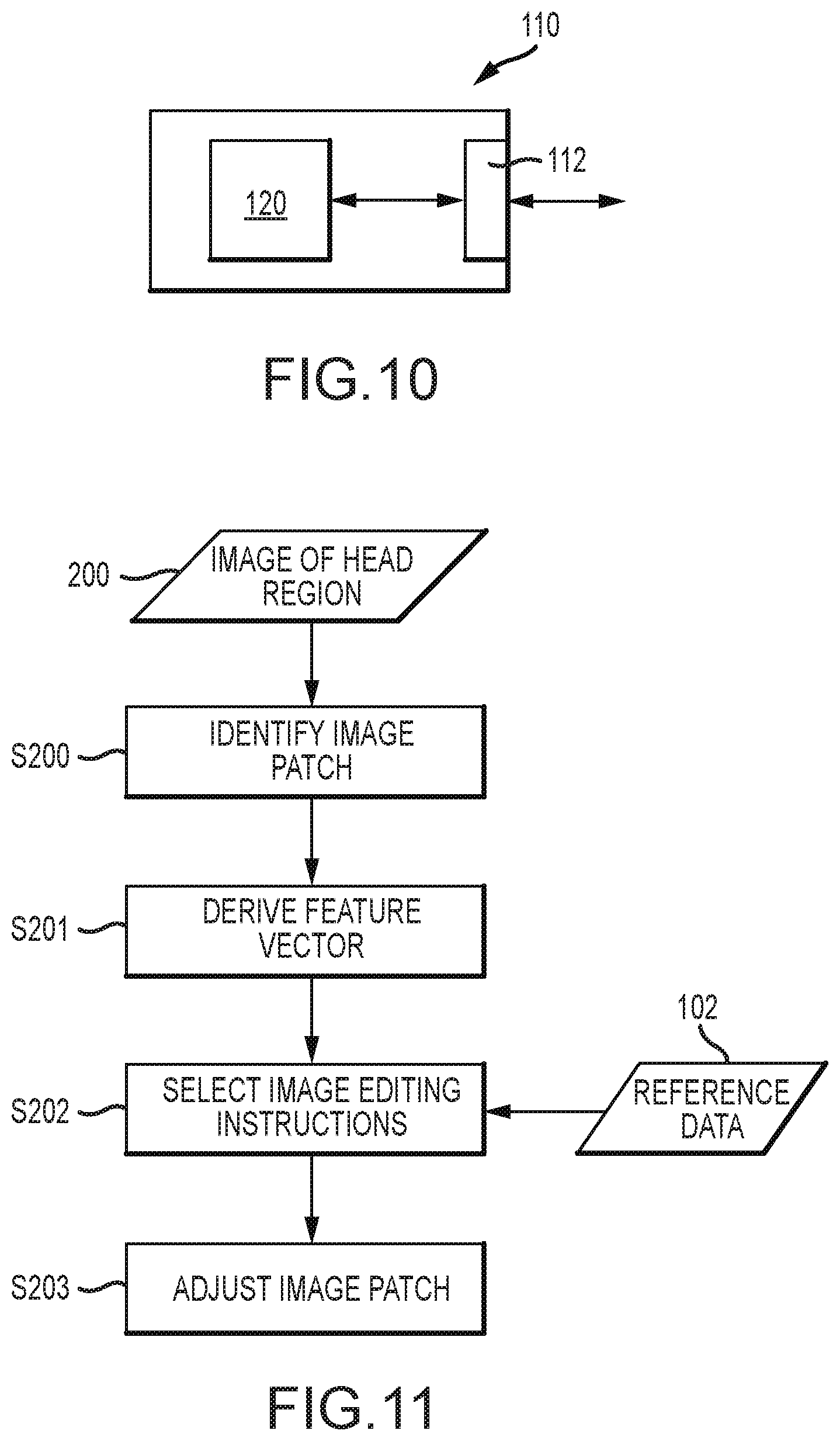 Patent US12307621 Figure 8 – Adjusting a digital representation of a head region