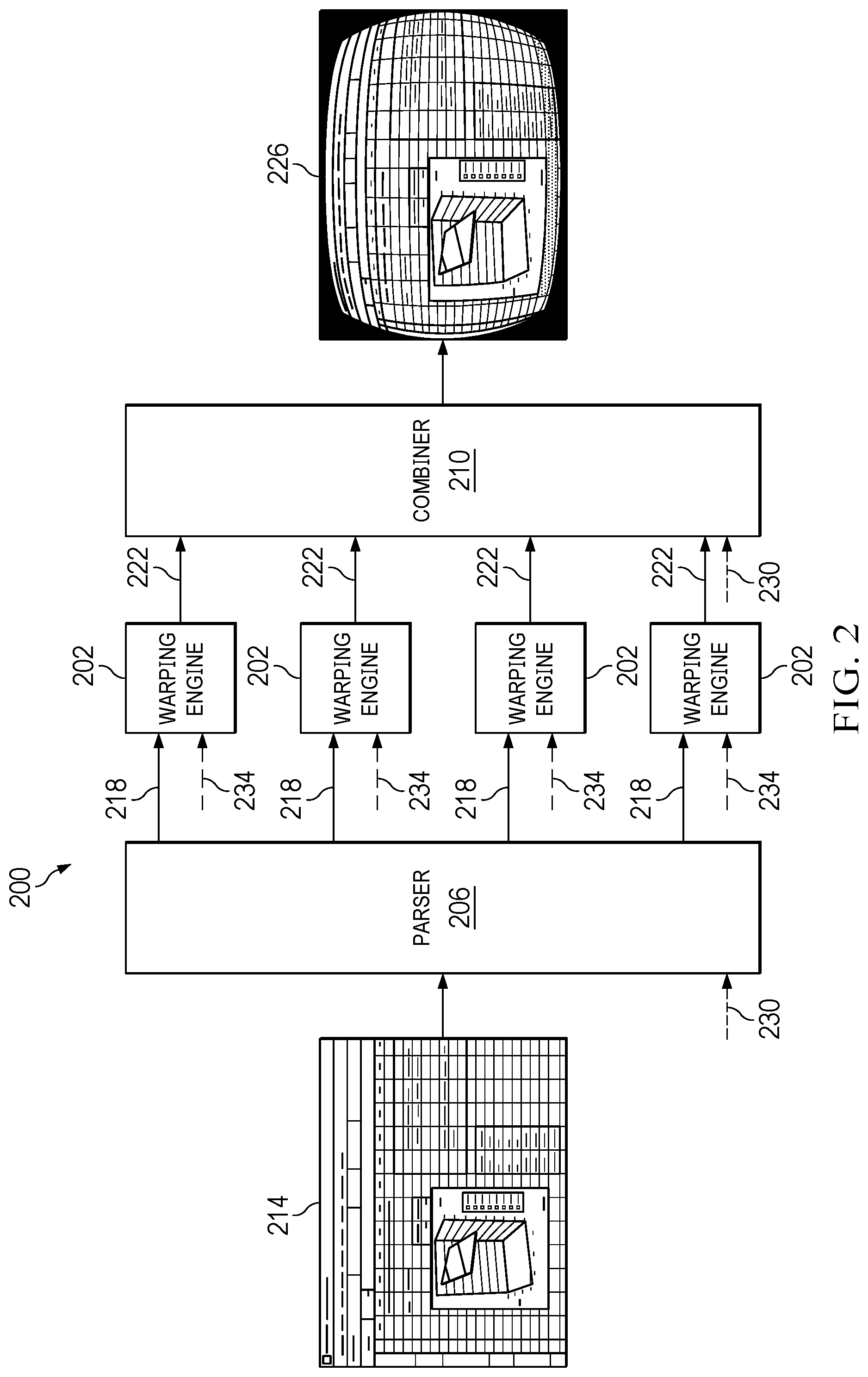 Patent US12307625 Figure 3 – Parallelized digital image warping
