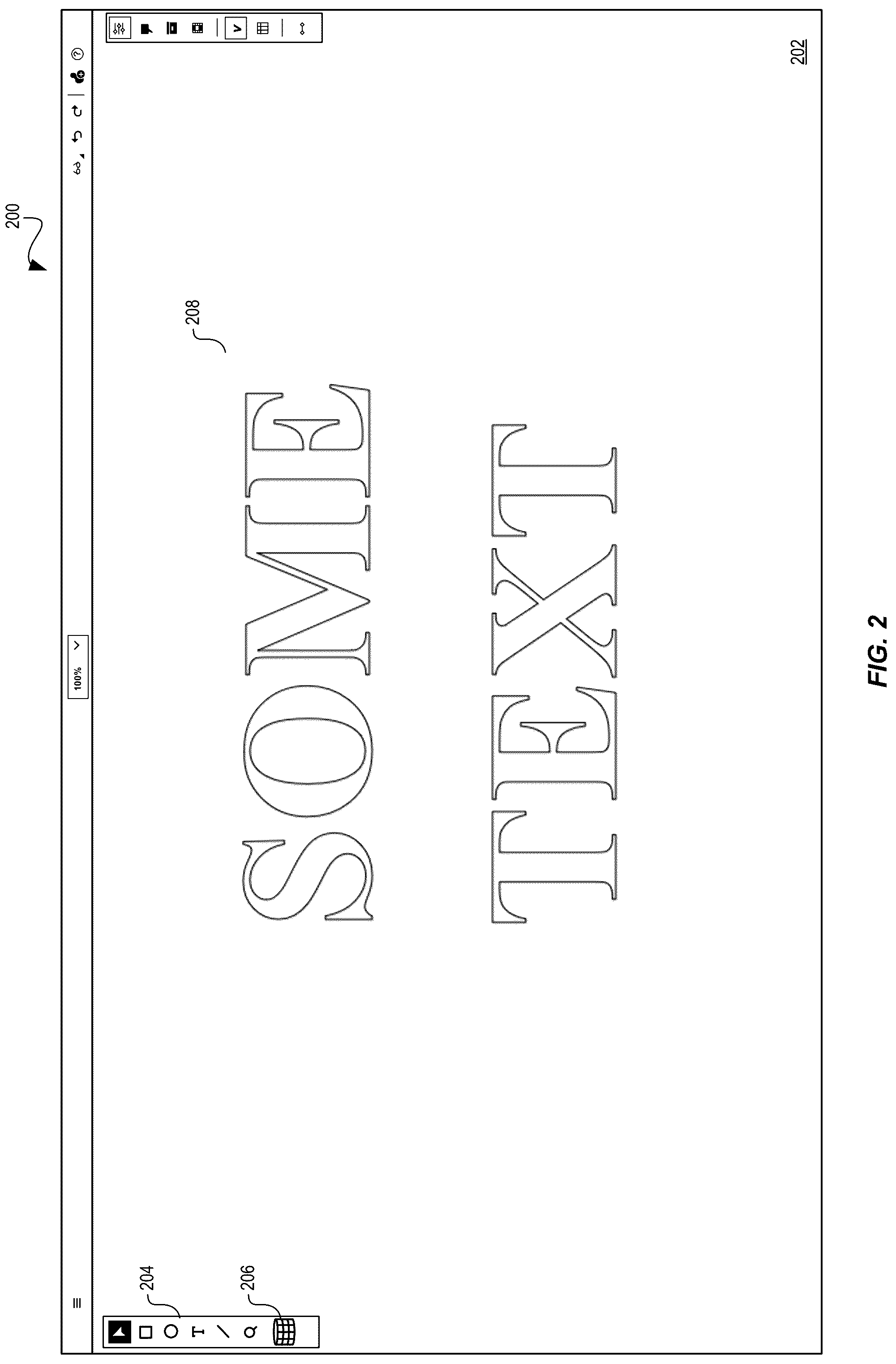 Patent US12307626 Figure 2 – Warping artwork to perspective cylinders with bicubic patches