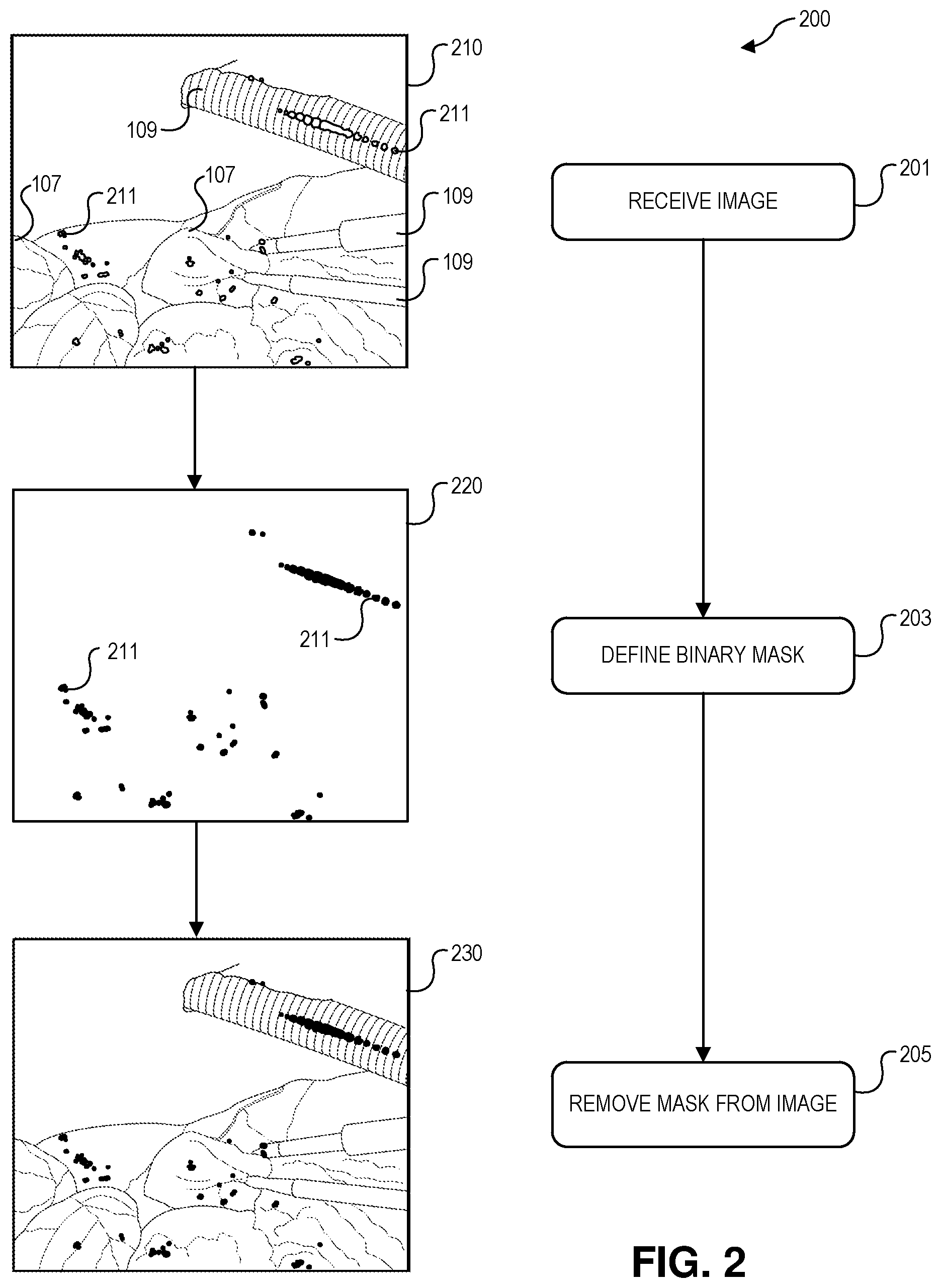 Patent US12307636 Figure 2 – Specular reflection reduction in endoscope visualization