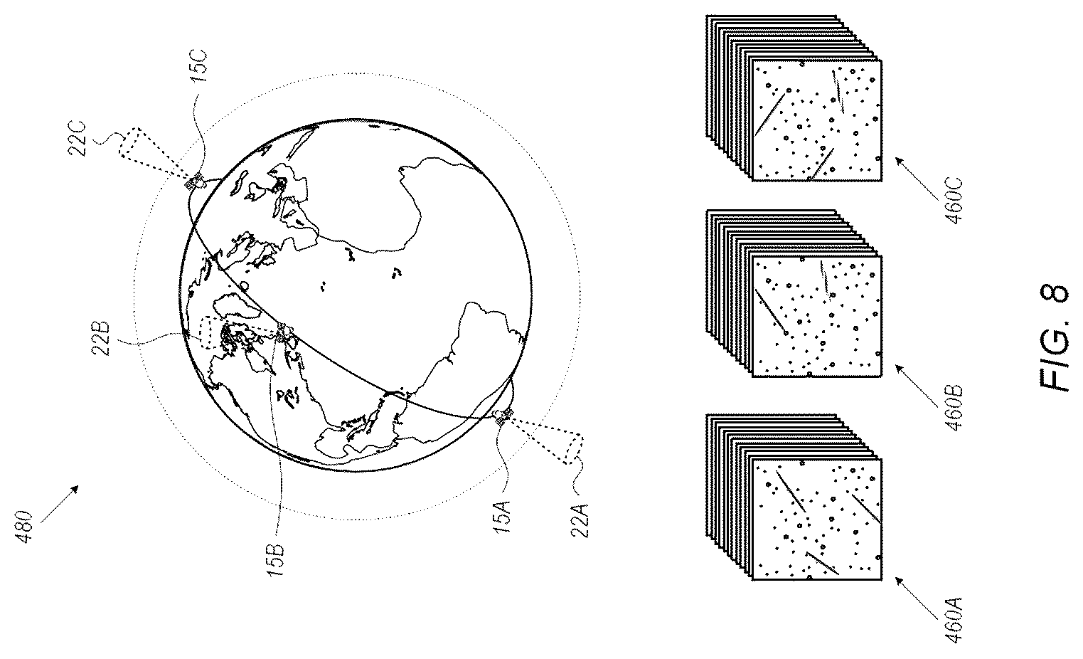 Patent US12307638 Figure 13 – Systems and methods for assessing a presence or absence of celestial objects from a plurality of images of a cosmic space acquired by a plurality of imaging satellites