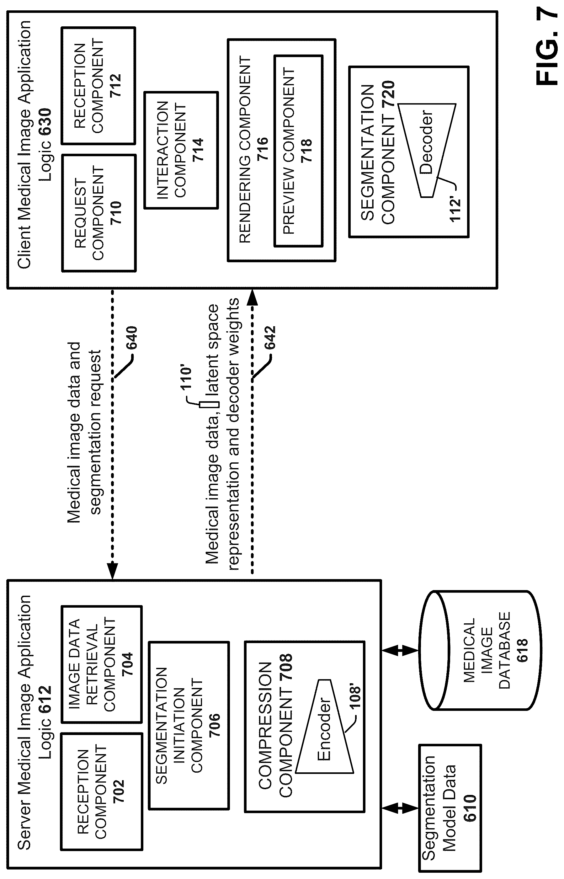 Patent US12307674 Figure 6 – Low latency interactive segmentation of medical images within a web-based deployment architecture