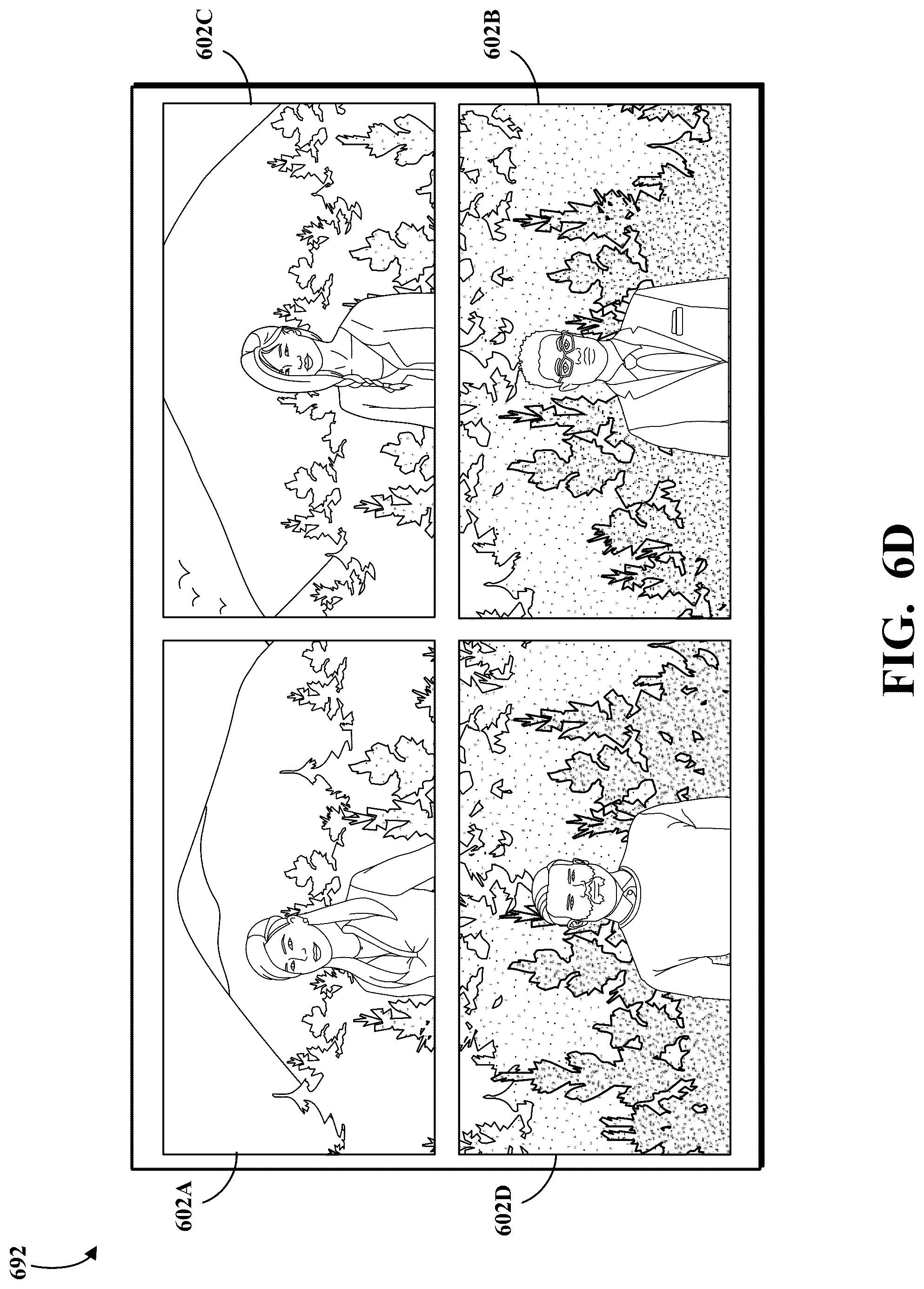 Patent US12307679 Figure 9 – Virtual background sharing