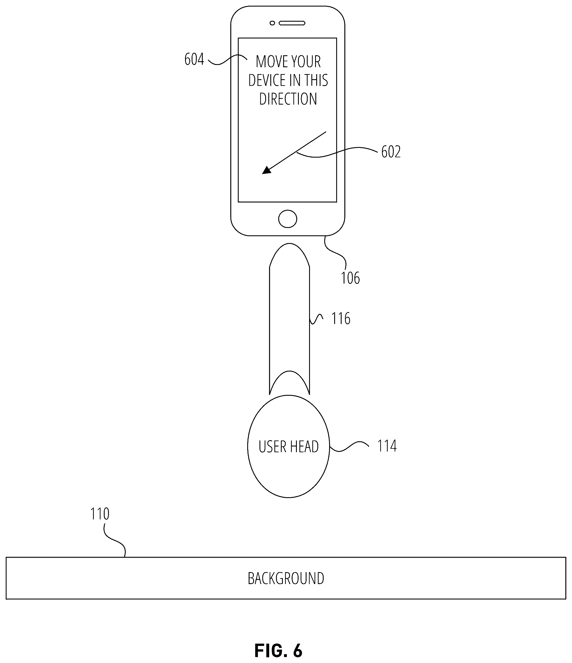 Patent US12307682 Figure 6 – Virtual selfie stick