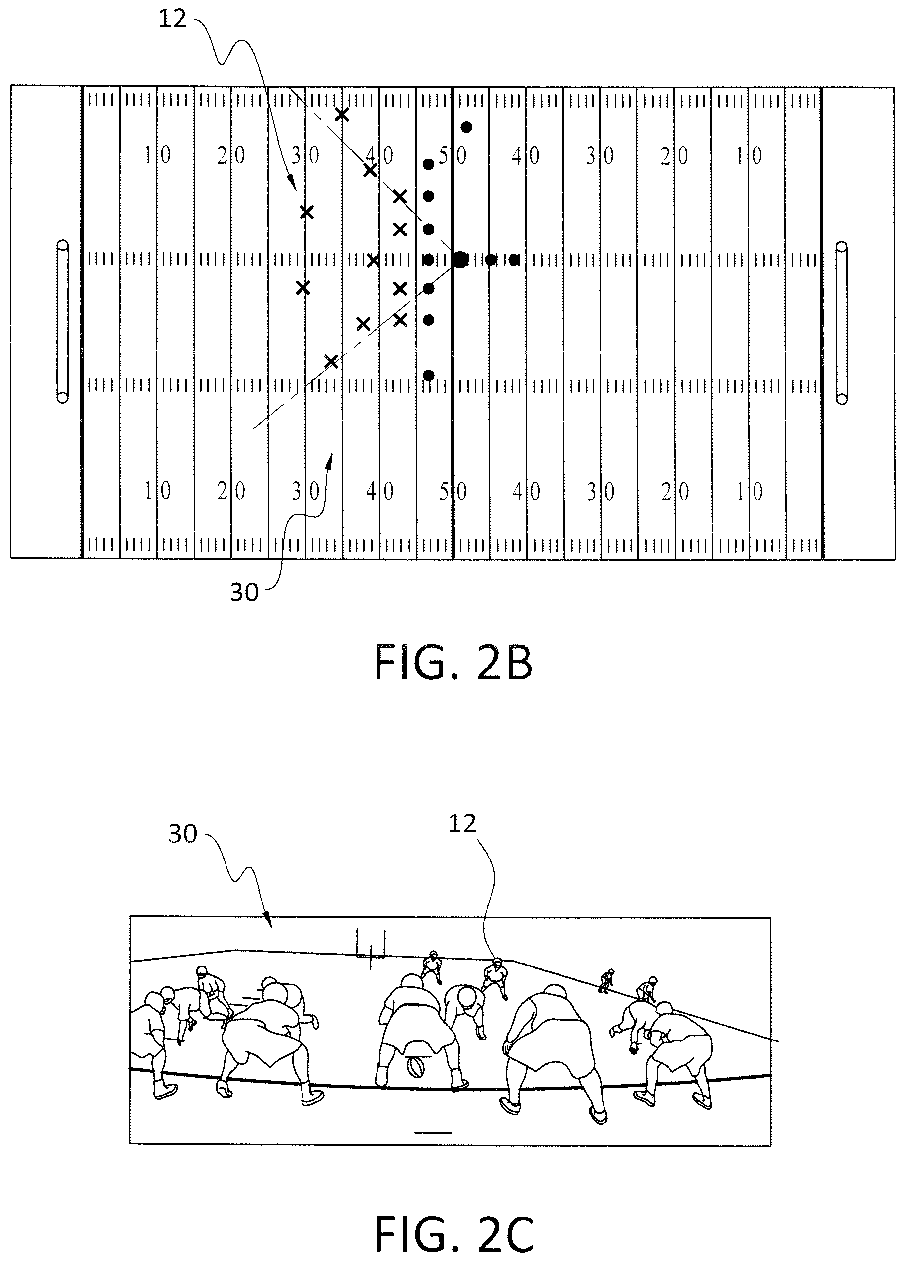 Patent US12307689 Figure 4 – Virtual reality translation of location based on starting position of sports implement