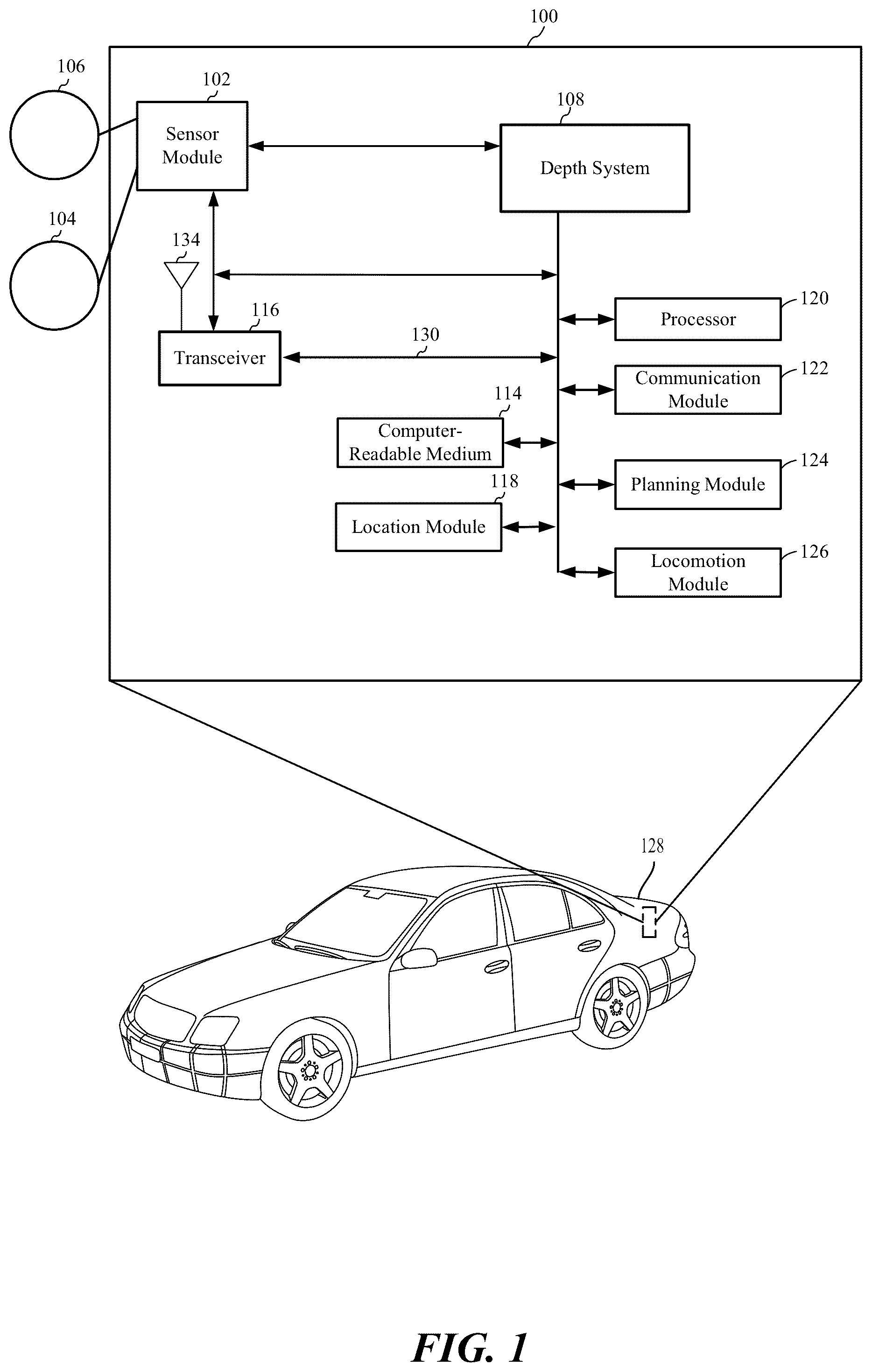 Patent US12307695 Figure 1 – System and method for self-supervised monocular ground-plane extraction