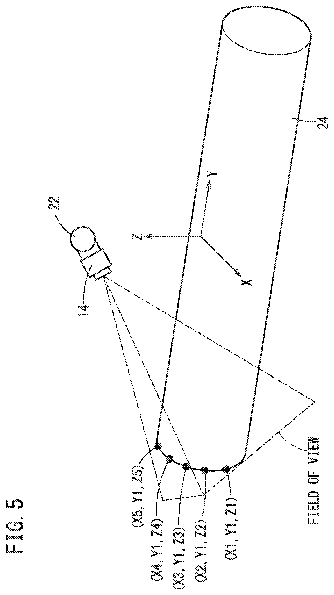 Patent US12307703 Figure 5 – Detection device and detection method