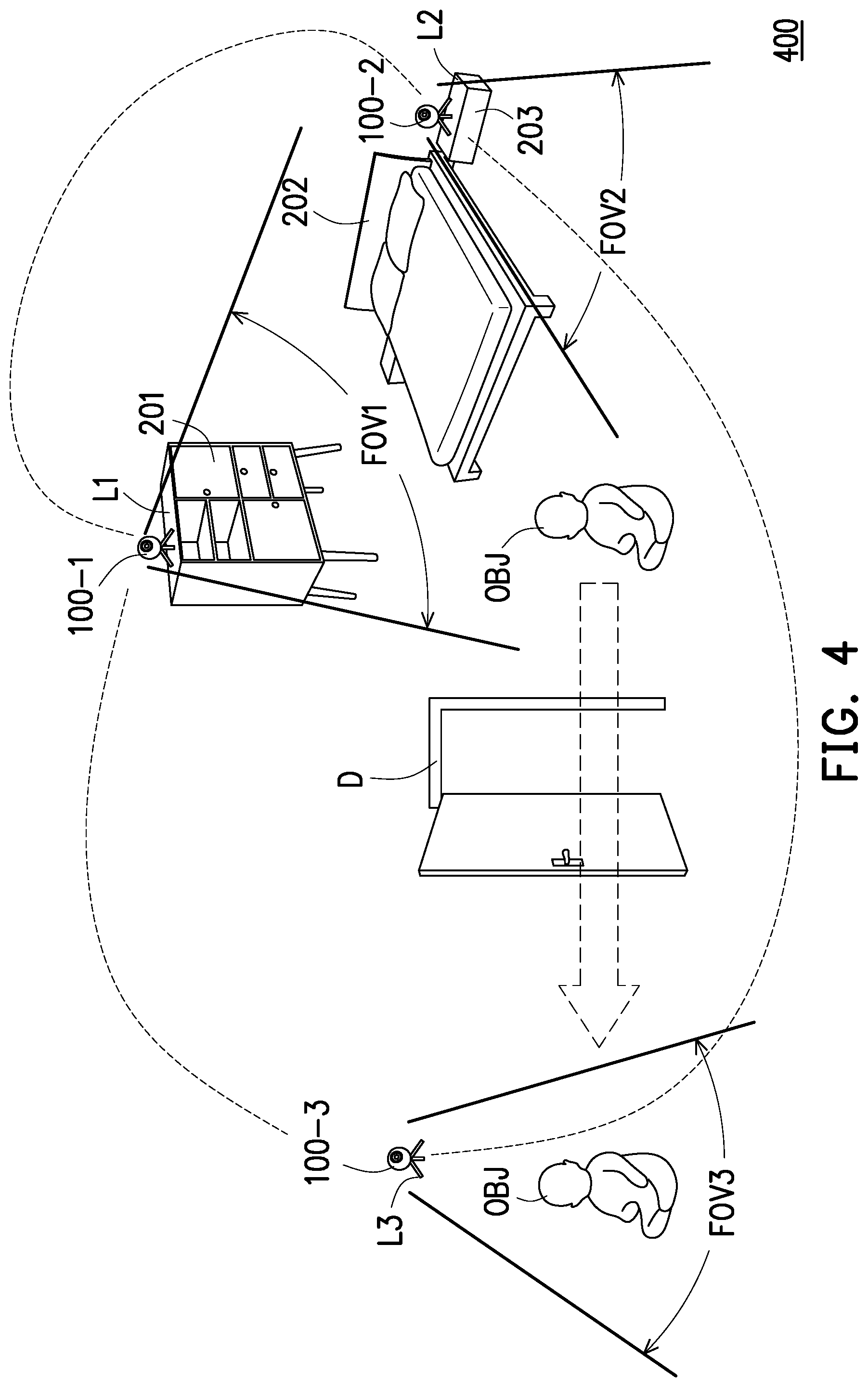 Patent US12307704 Figure 4 – Surveillance device and surveillance method