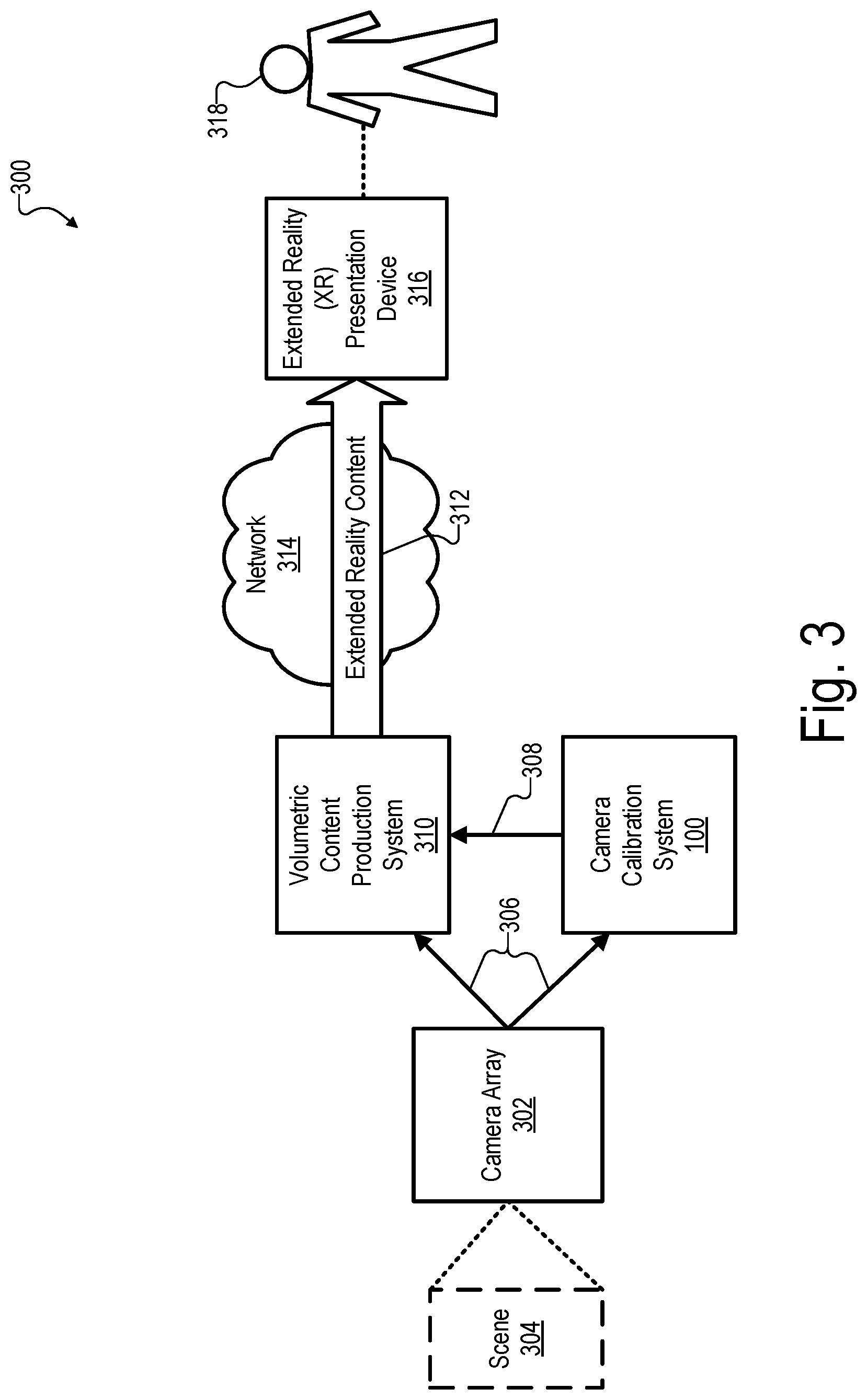Patent US12307716 Figure 3 – Methods and systems for calibrating a camera array based on differentiable point targets in a capture scene