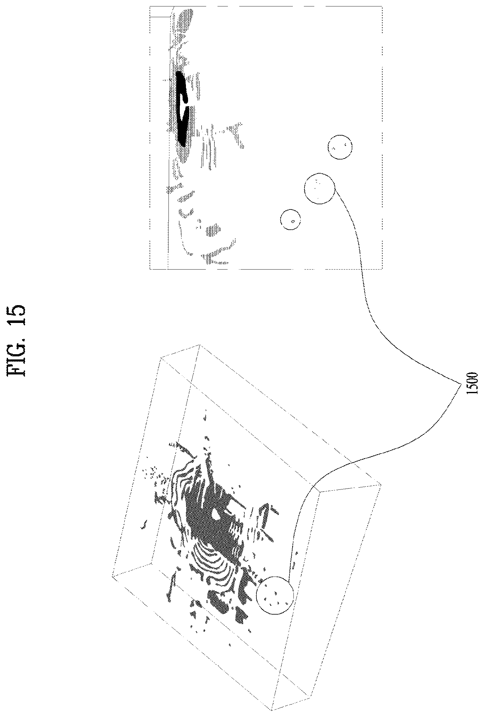 Patent US12307726 Figure 15 – Point cloud data transmission device, point cloud data transmission method, point cloud data reception device, and point cloud data reception method, where the octree includes a direct node having a single position of one point